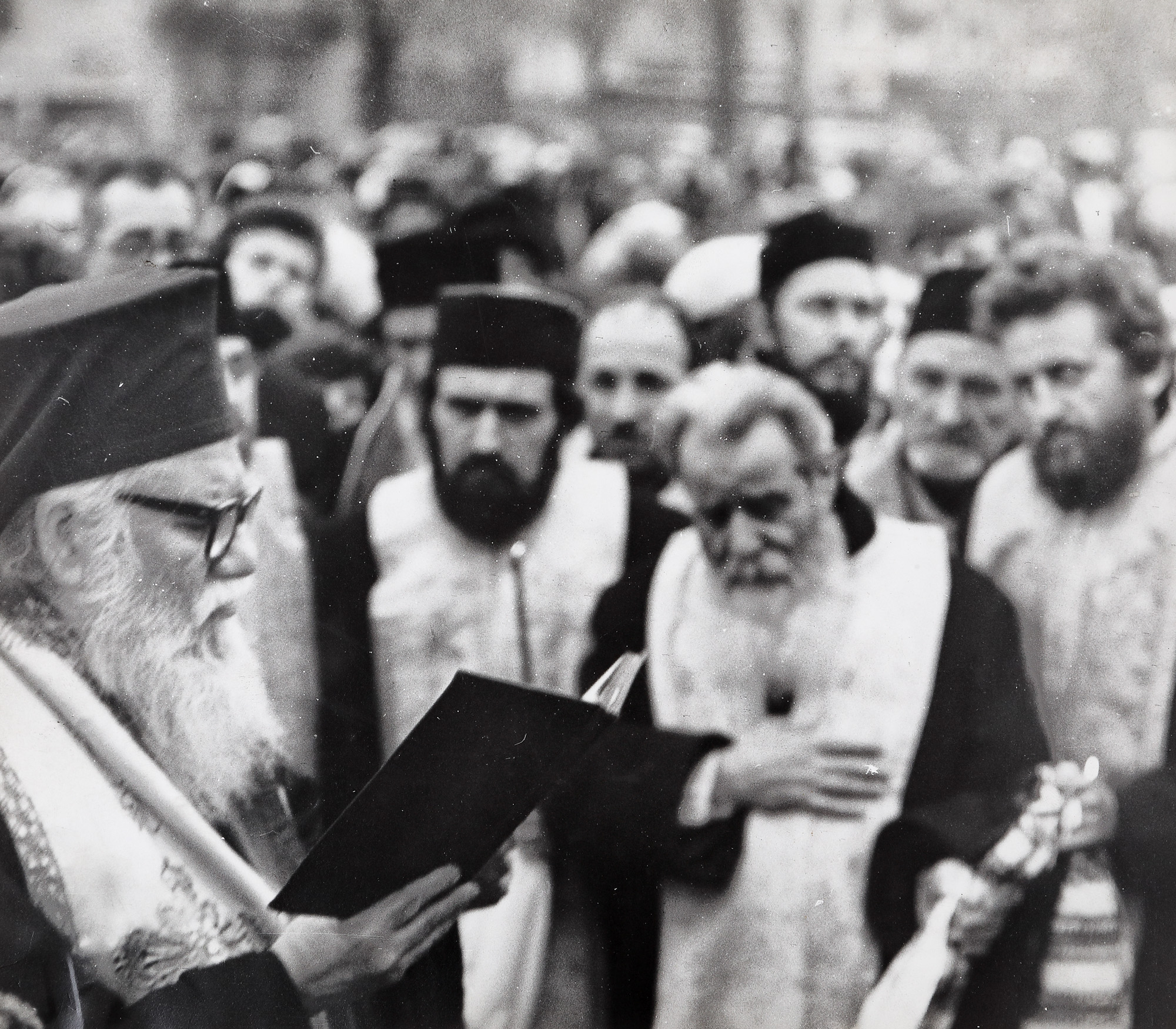 Photograph of Father Galeriu, December 1989