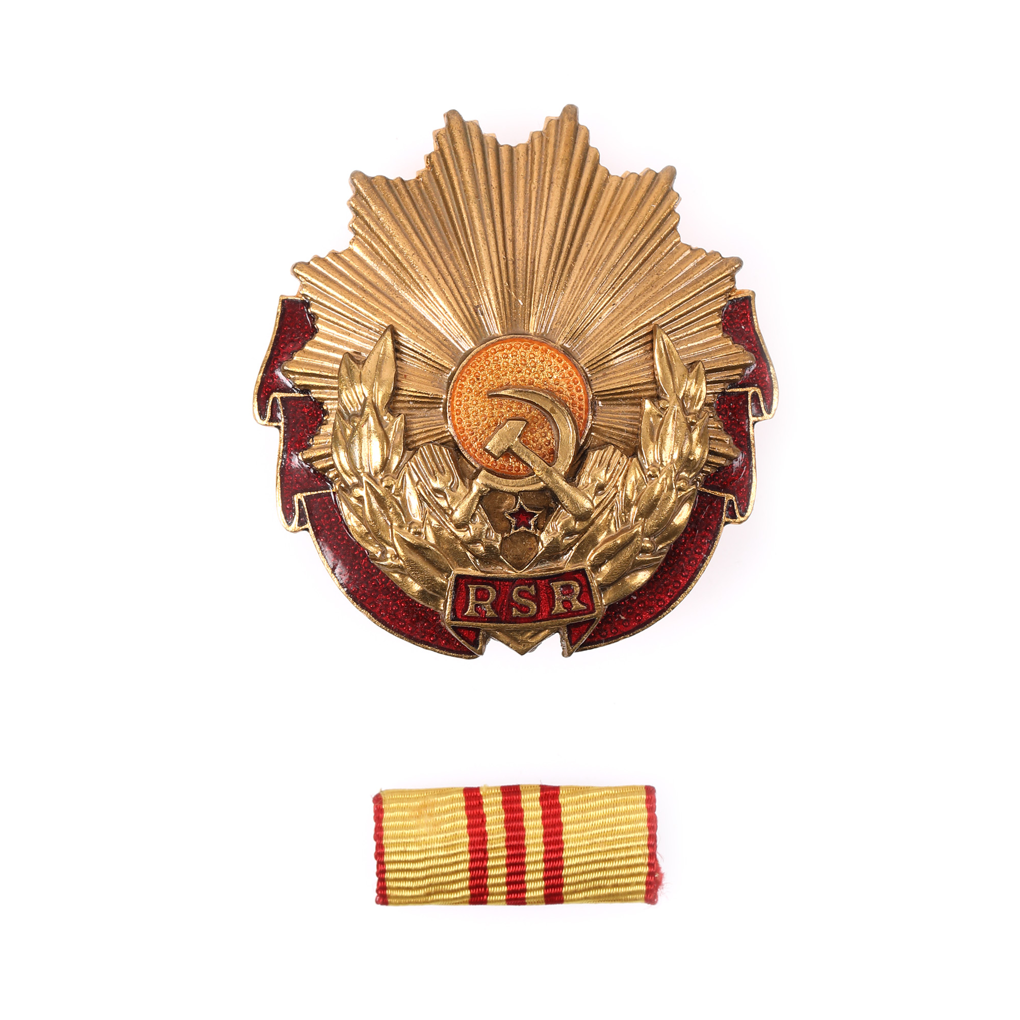 Order of Labour, 1st class, with certificate, the Socialist Republic of Romania Period, in the original box, circa 1975