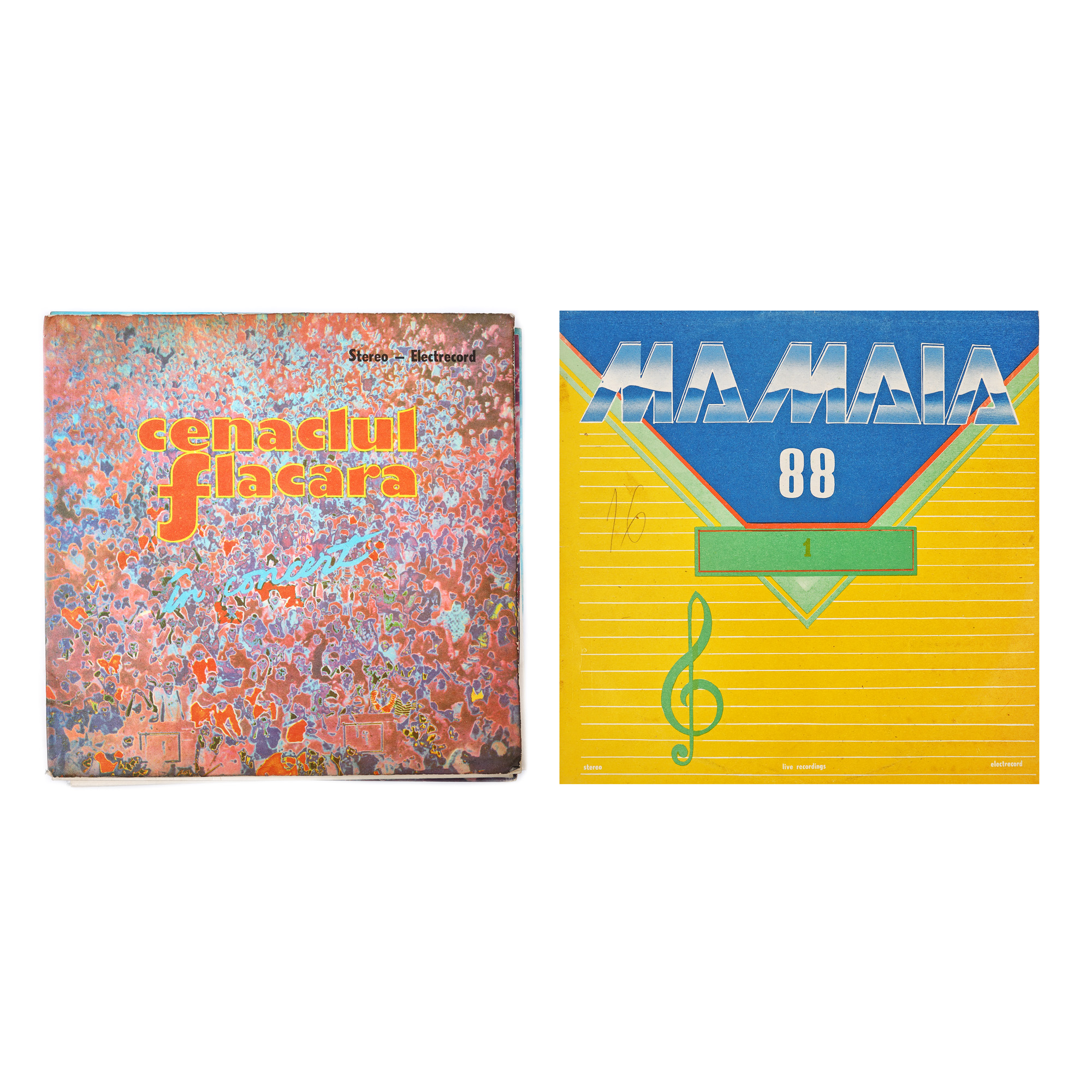 Lot format din două albume vinyl, Mamaia (19)88 și Cenaclul Flacăra (conținând trei discuri)