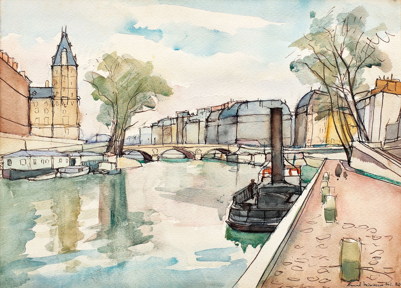 On the Bank of the Seine