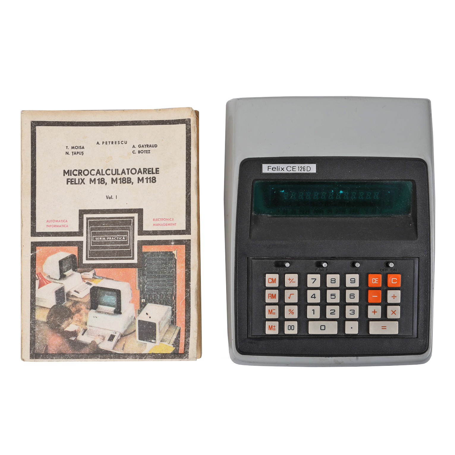 "Felix CE 126D" computer, together with instruction manual and leather case