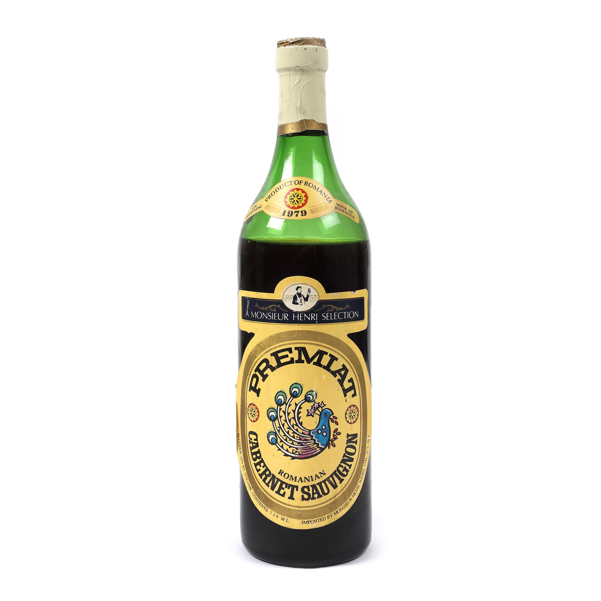 O sticlă de ”Premiat”, Cabernet Sauvignon, 1979