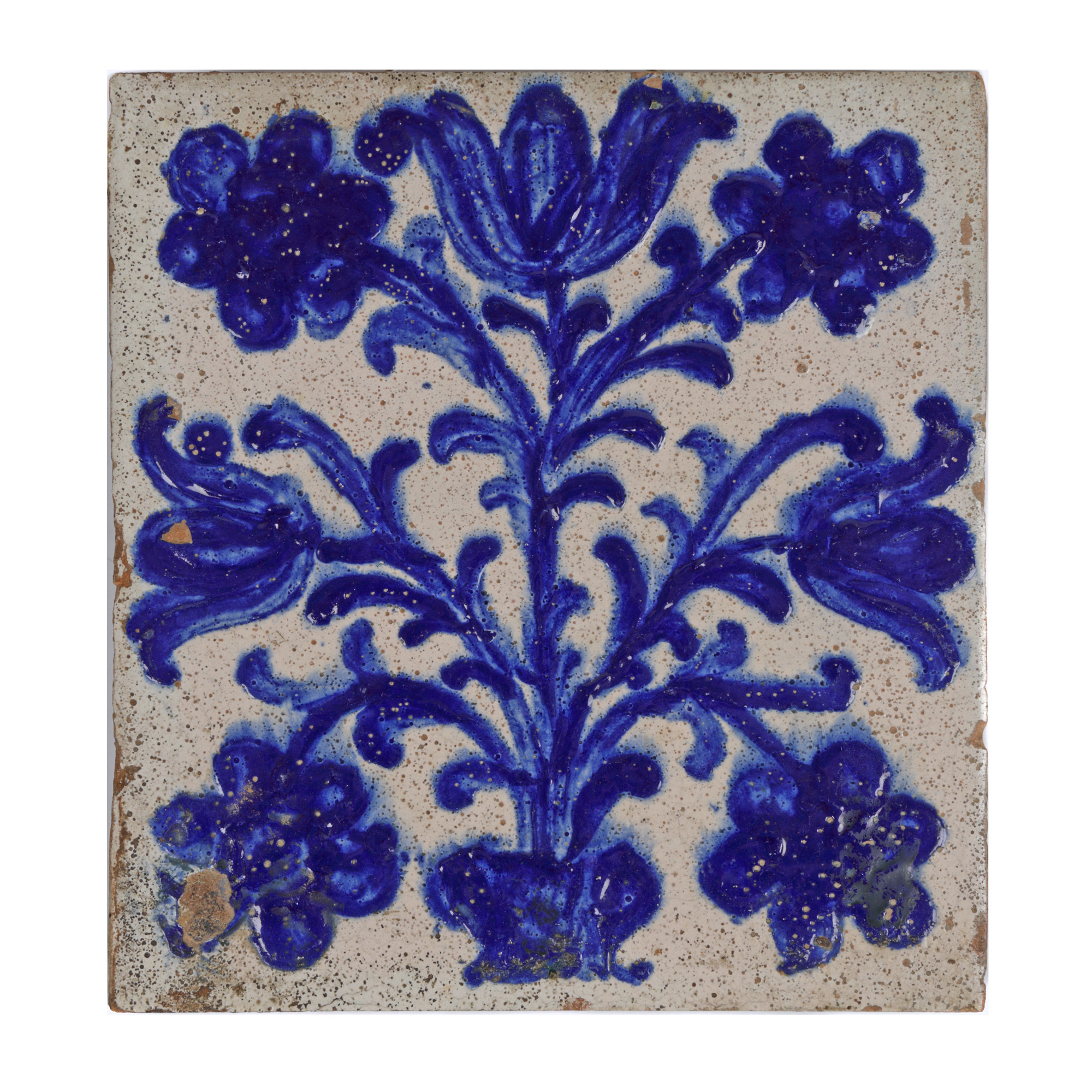Glazed clay tile, Saschiz, 18th century