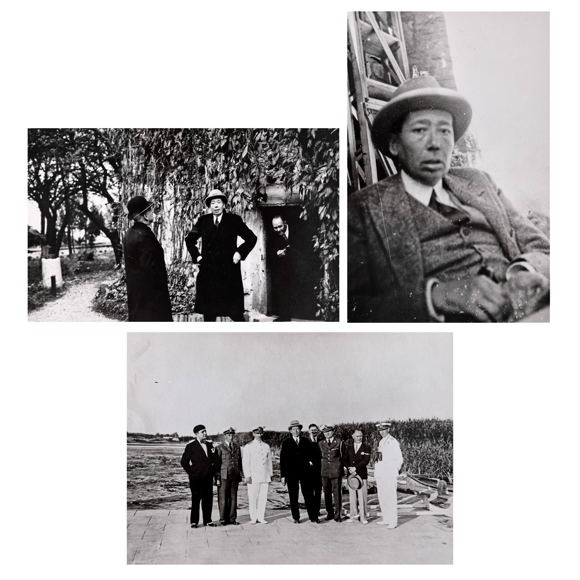 Set consisting of three photographs illustrating Nicolae Titulescu, approximately 1935-1936
