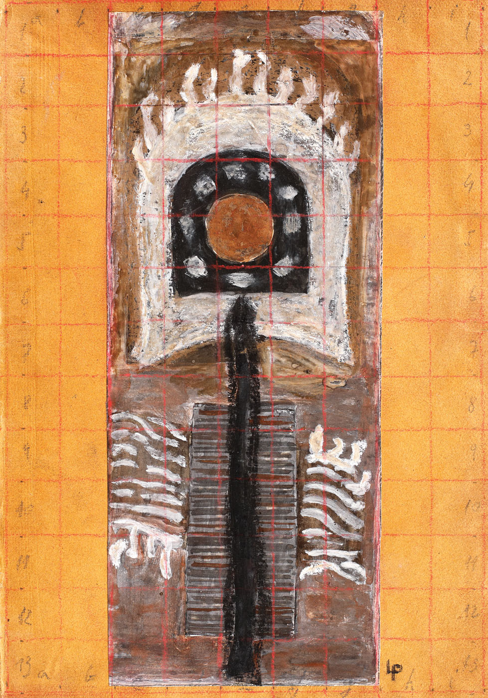 Design for the "The Gate" tapestry 