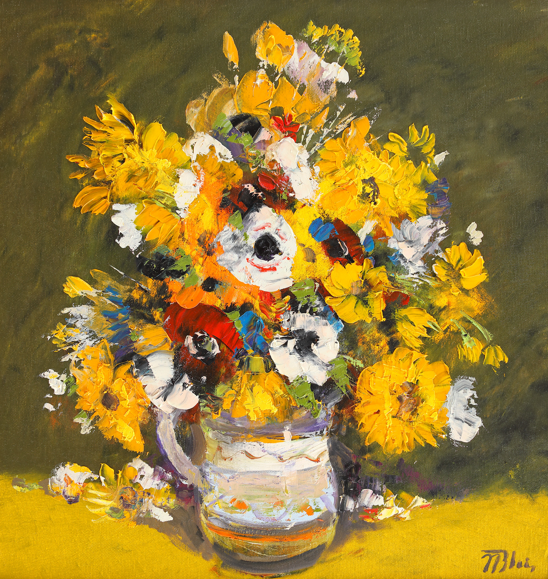 Vase with Spring Flowers