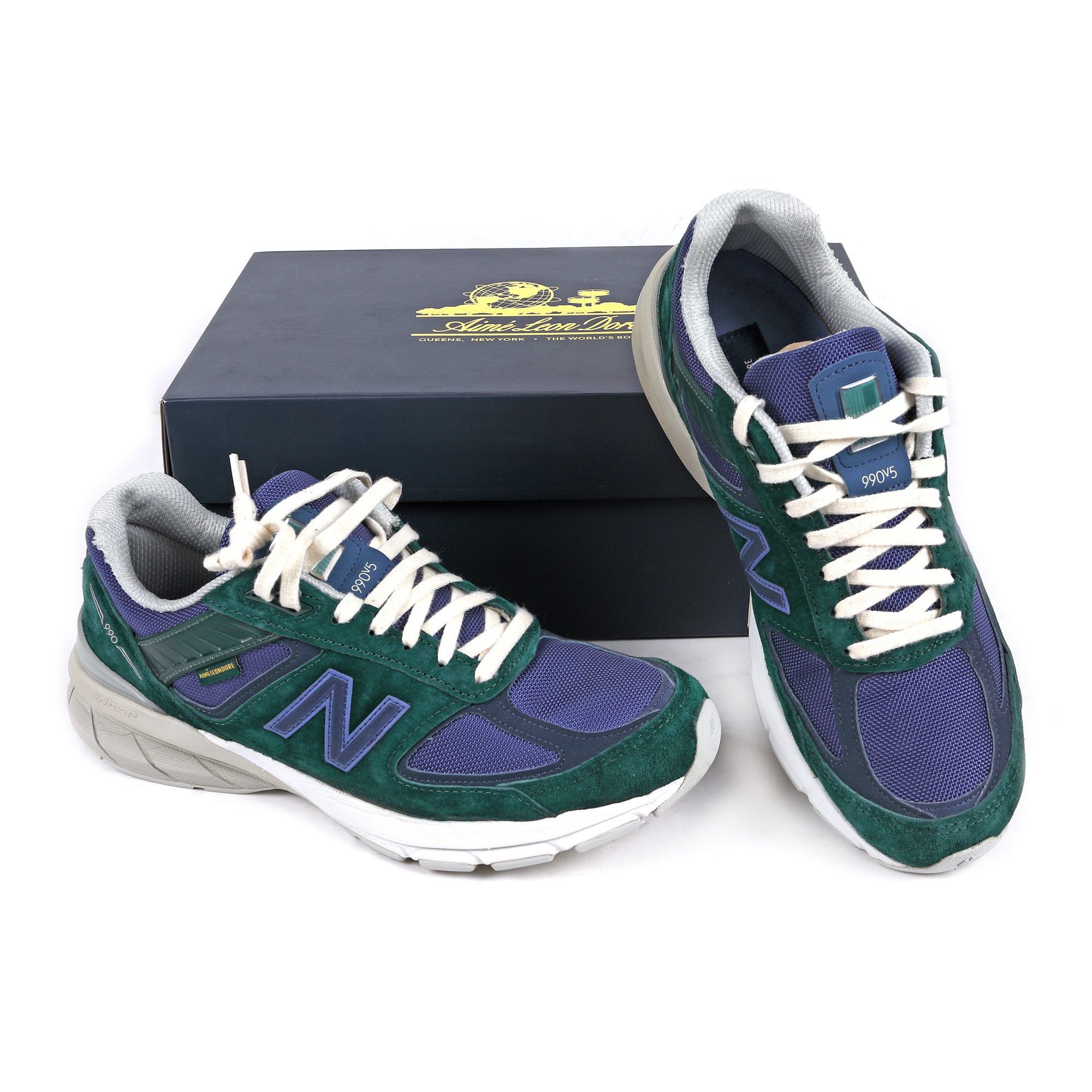 New Balance 990v5 Aime Leon Dore Life, purtați o dată, în cutia originală