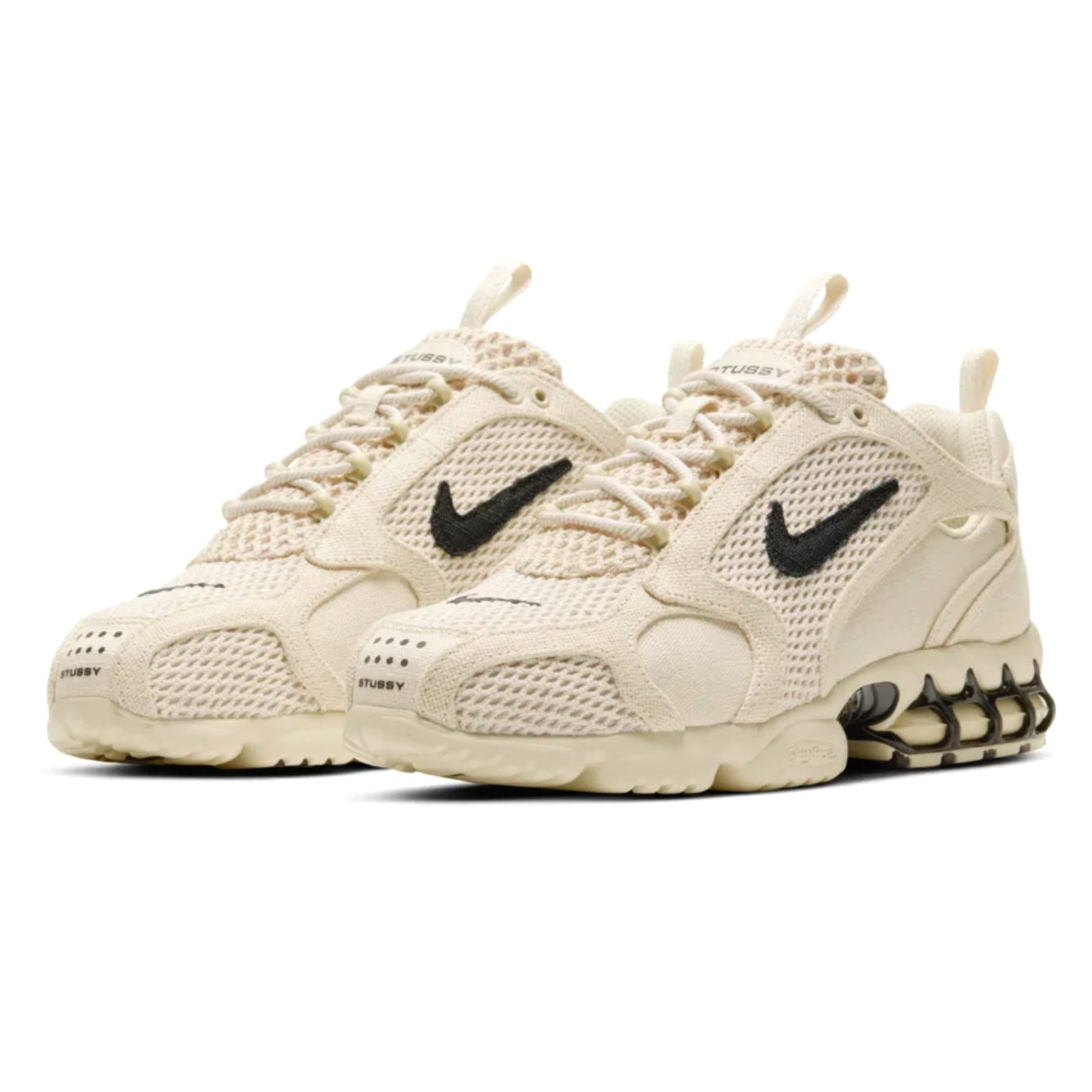 Nike Air Zoom Spiridon Cage 2 Stussy Fossil, noi, în cutia originală