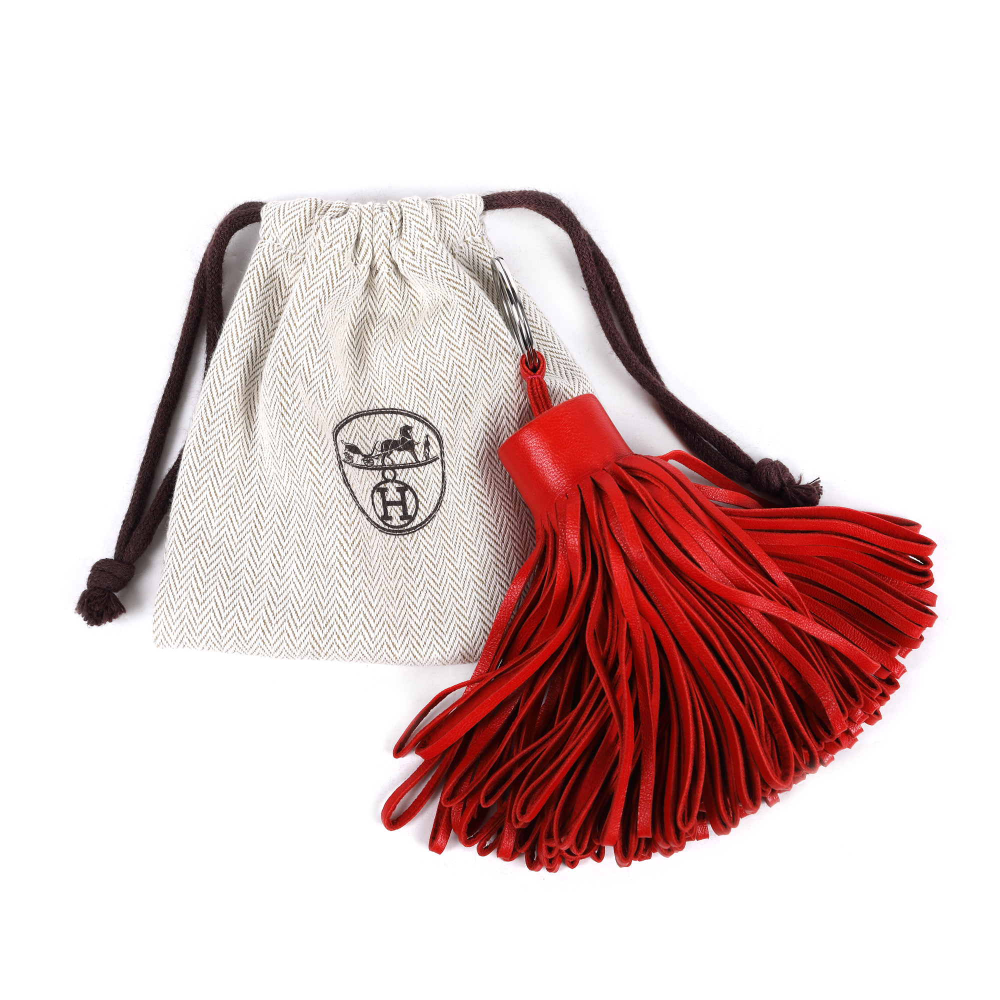 Hermès Milo Carmen Tassel accessory, leather, for keys
