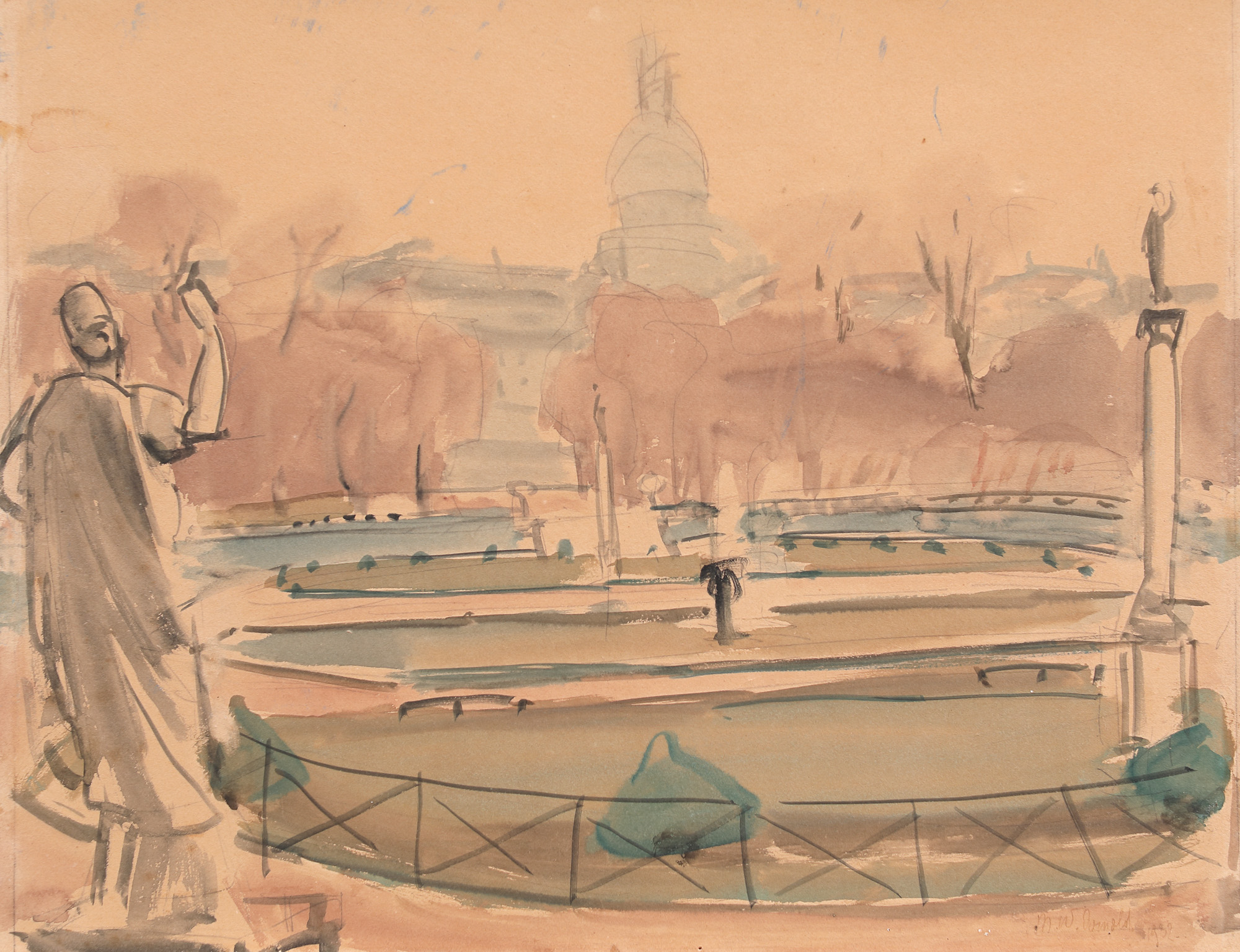 Vedere din Jardin du Luxembourg