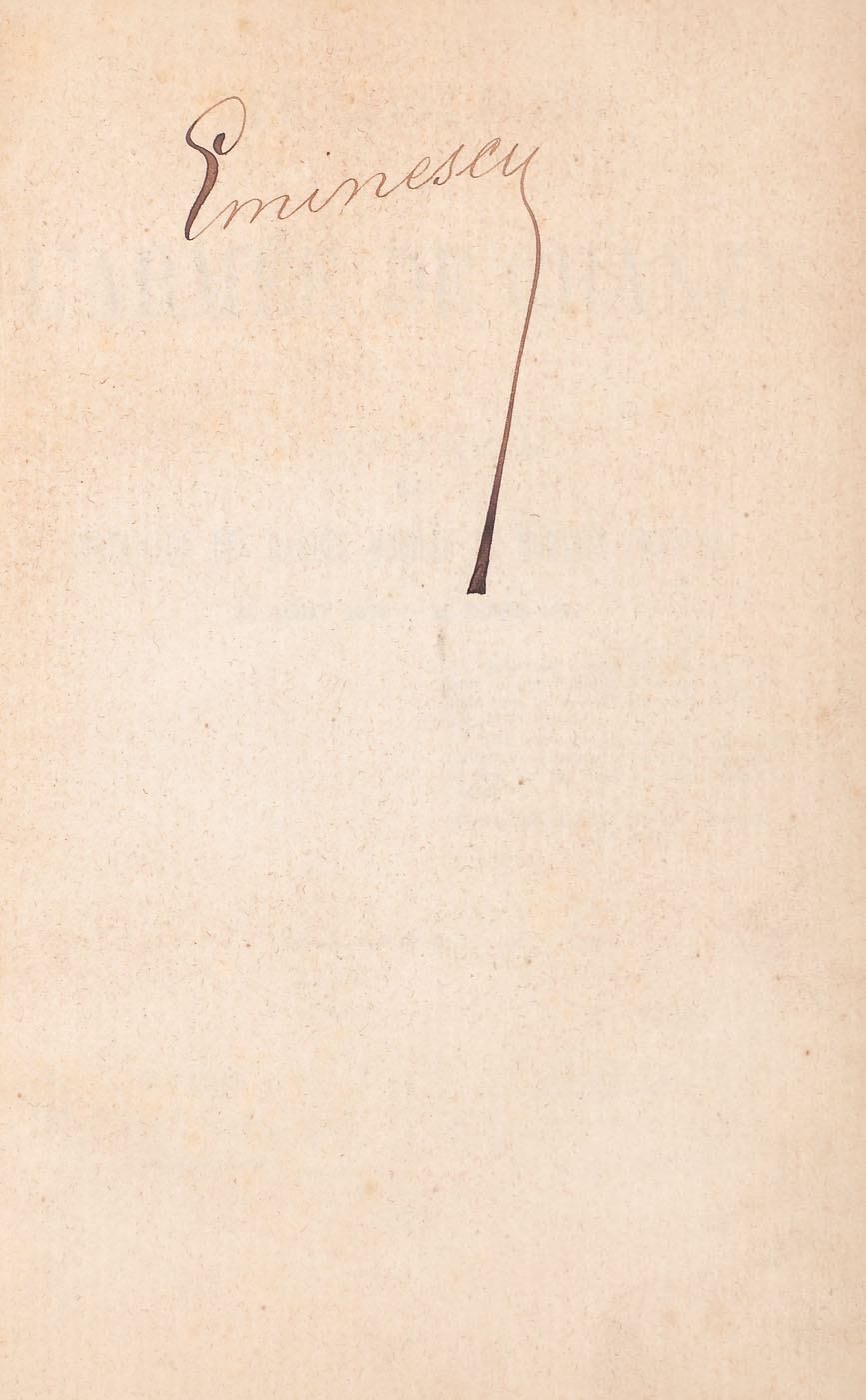 "Memoires sur l'armee de Chanzy", franceză, Paris- Bruxelles, 1871, semnat ”Eminescu”