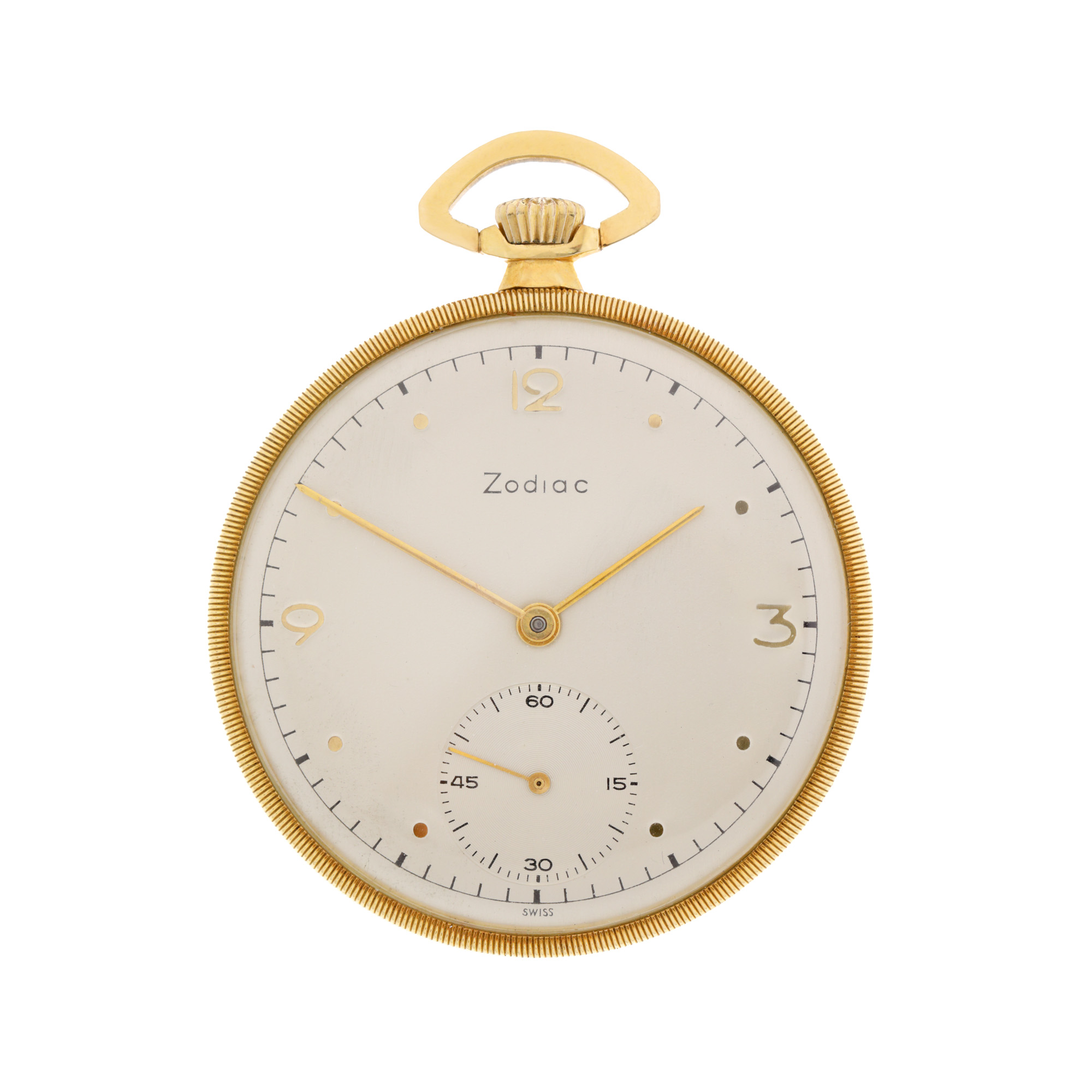 Ceas Zodiac, din aur, de buzunar, bărbătesc