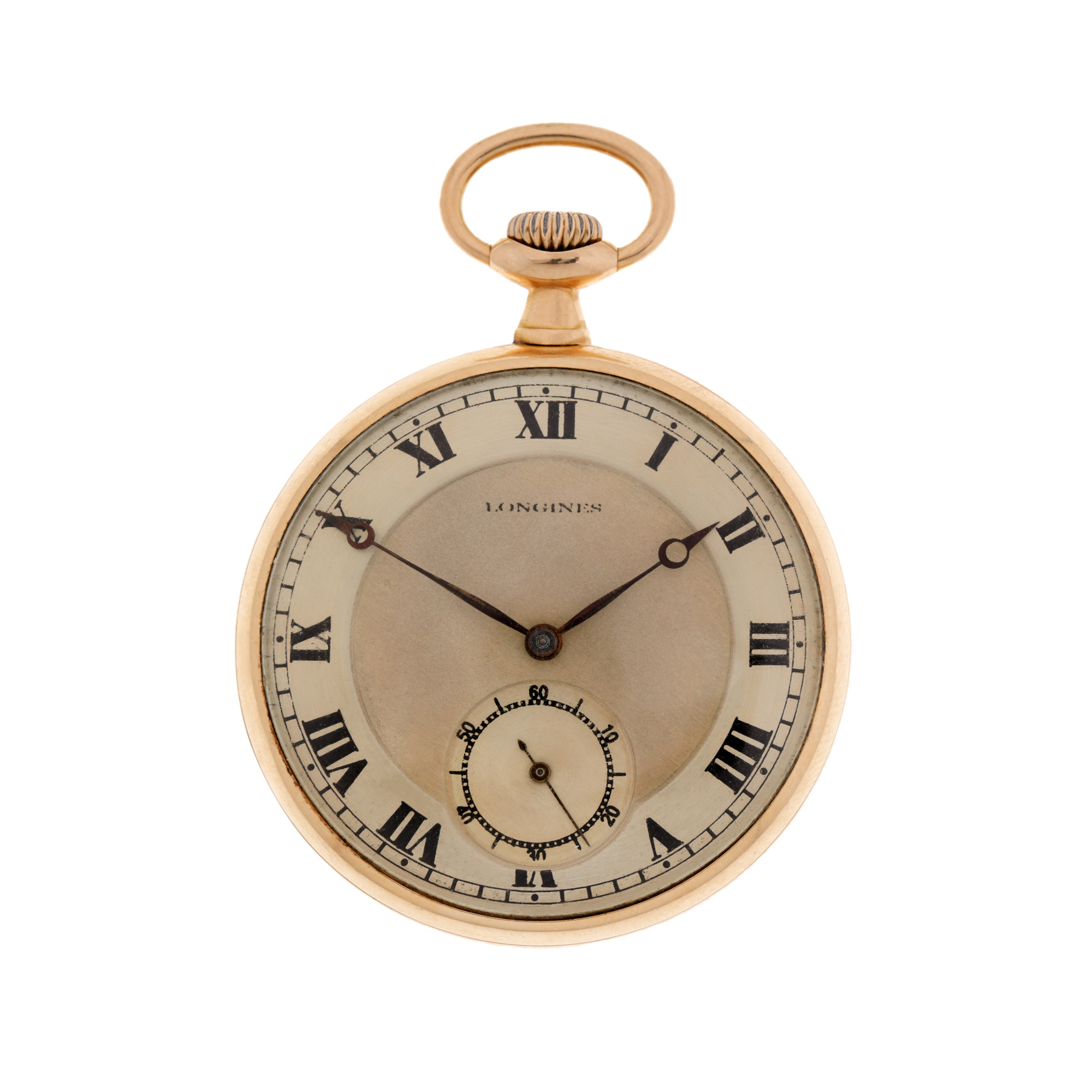 Longines men's gold pocket watch