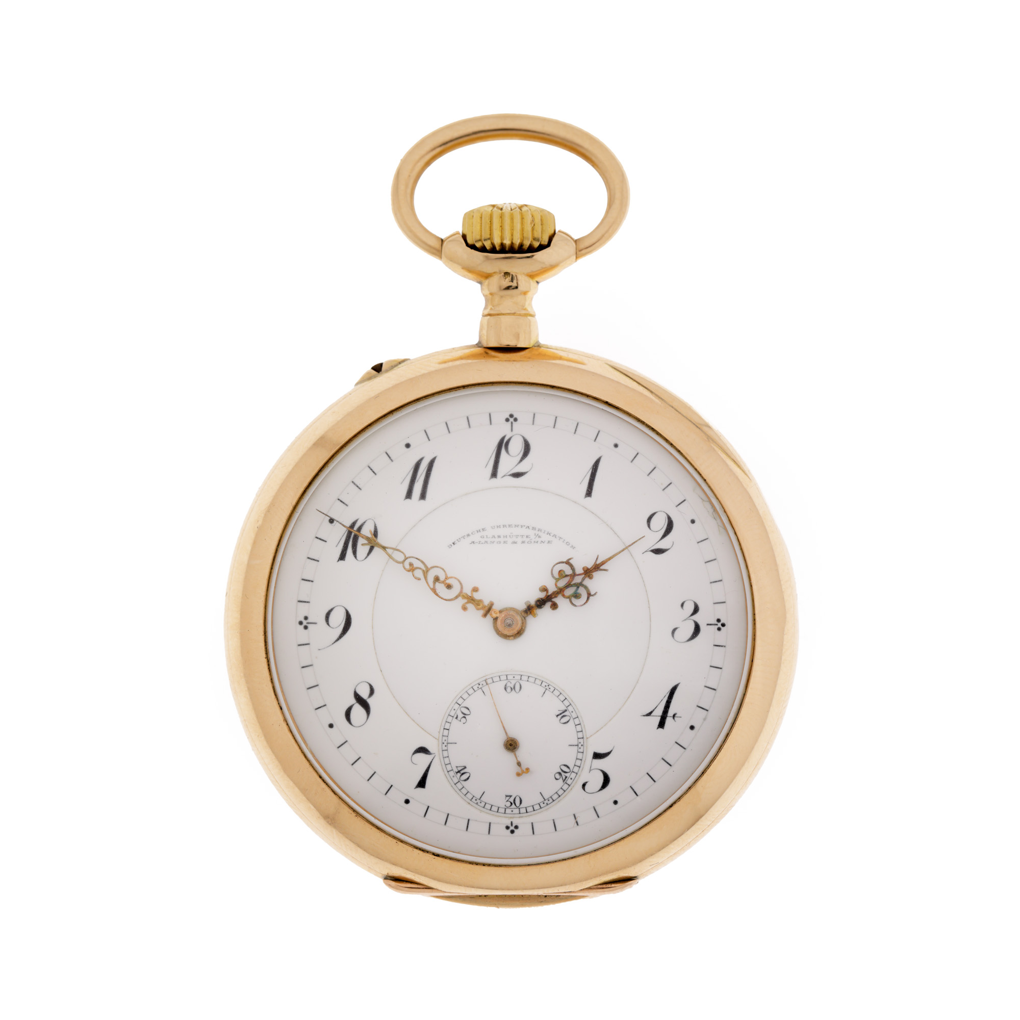 Men’s A.Lange & Sohne pocket watch, gold