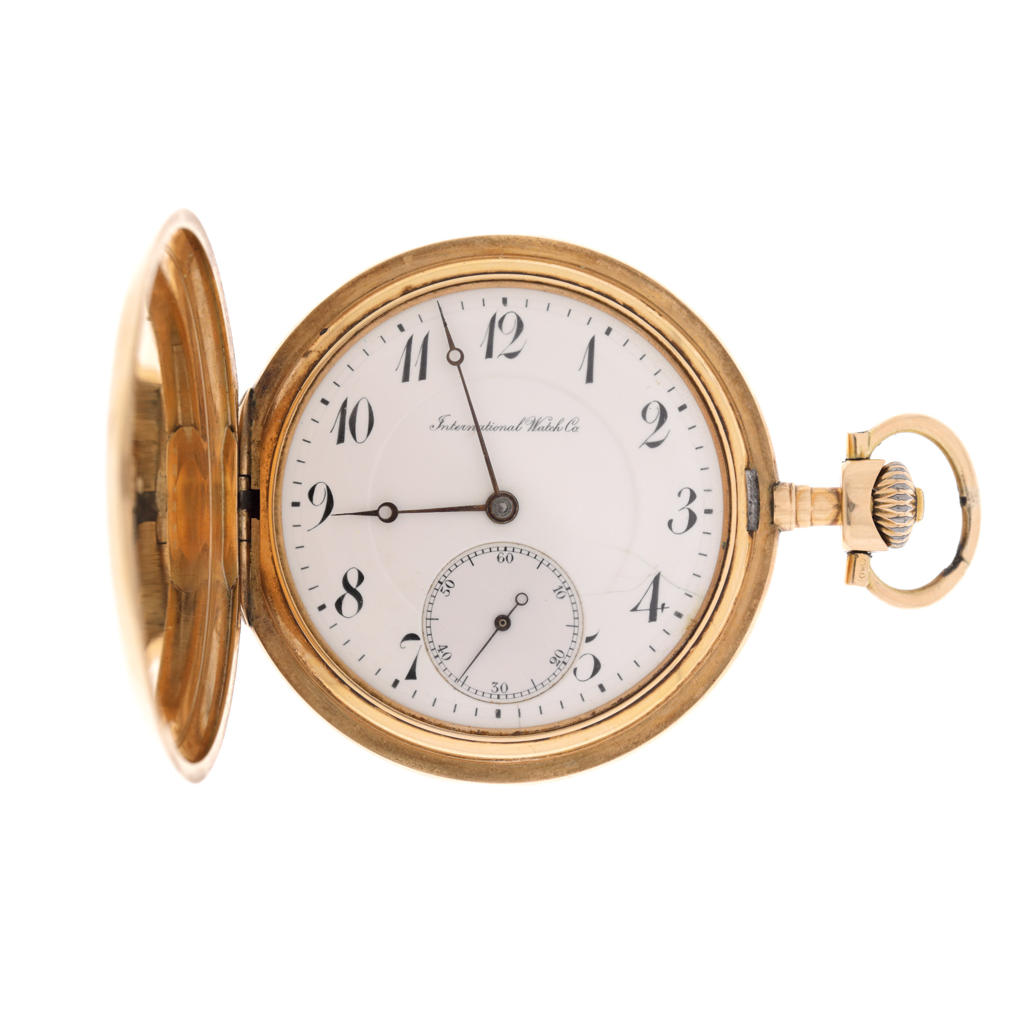 Ceas IWC din aur, de buzunar, bărbătesc