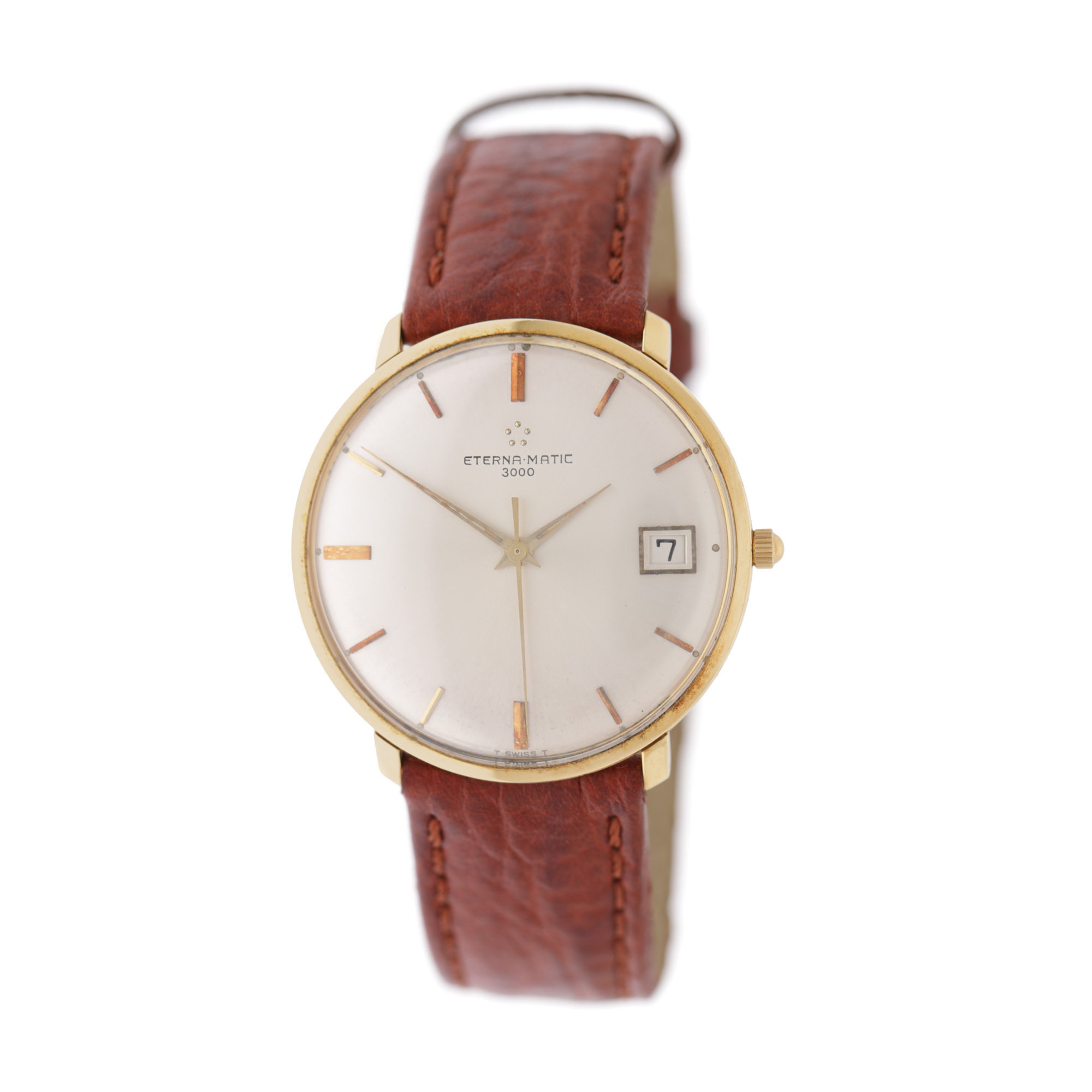 Eterna Eternamatic 3000 men's gold watch