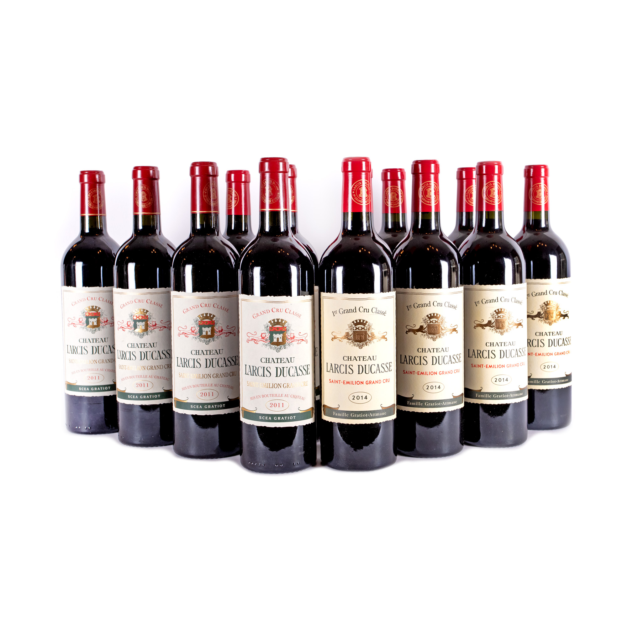 Château Larcis Ducasse, Saint-Émilion Grand Cru, 2011/2013/2014/2016, 13st x 0.75l