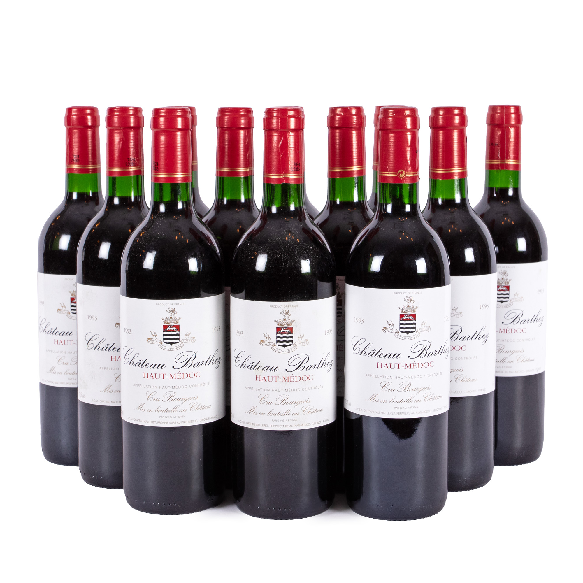 Chateau Barthez, Haut-Médoc, 1993, 12b x 0.75l