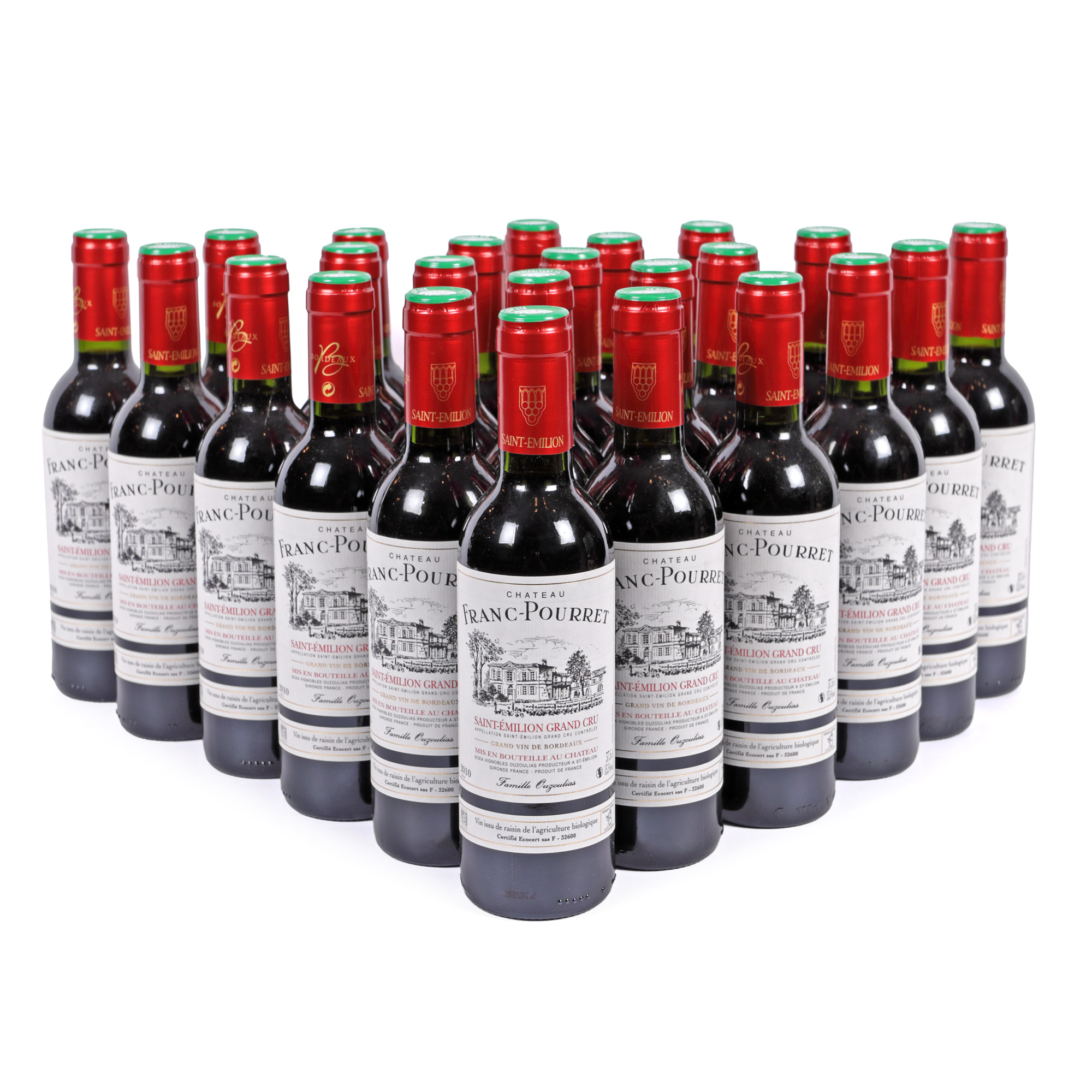 Château Franc-Pourret, Saint-Emilion Grand Cru, 2010, 24b x 0,375l