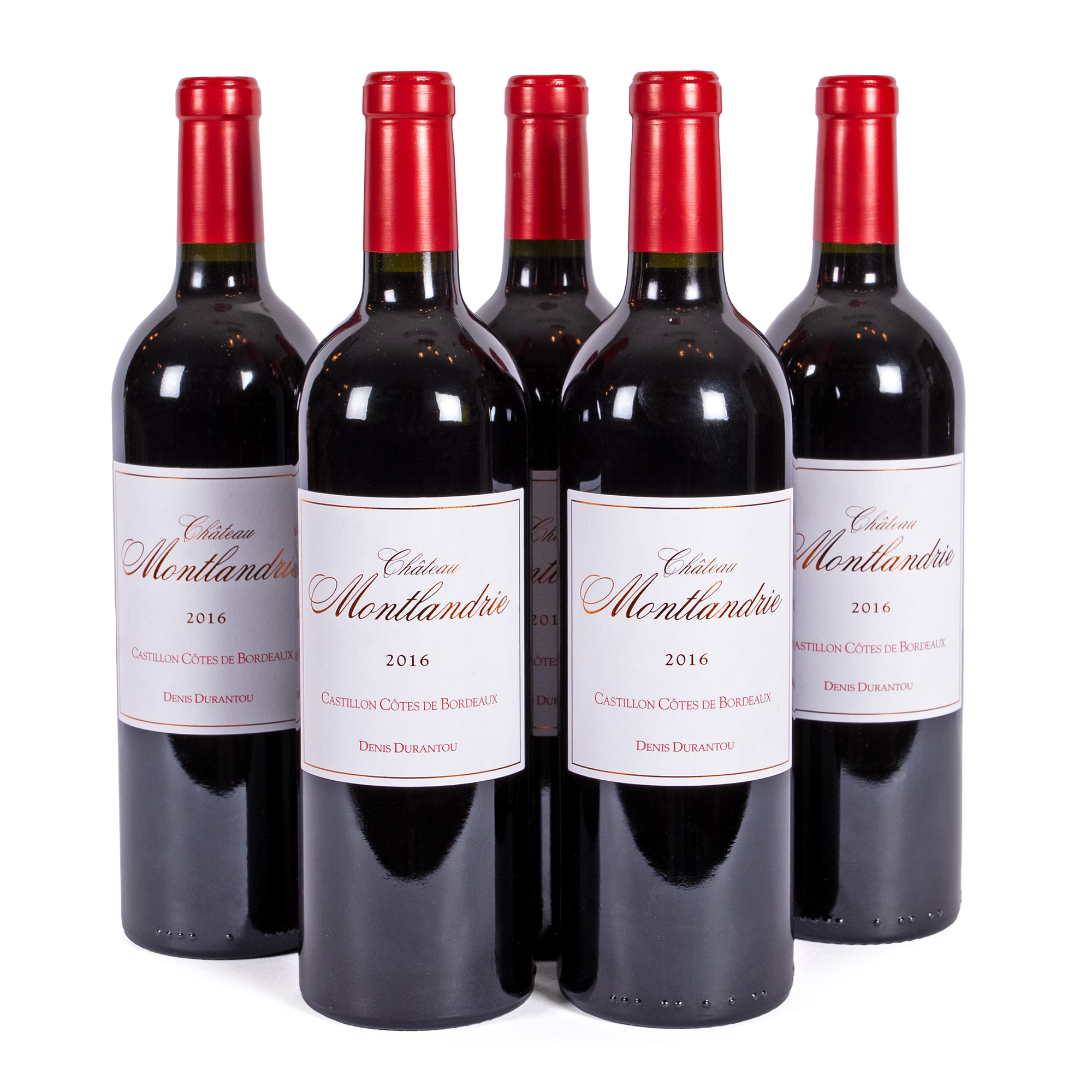 Château Montlandrie, Castillon Côtes de Bordeaux, 2016, 5b x 0.75l