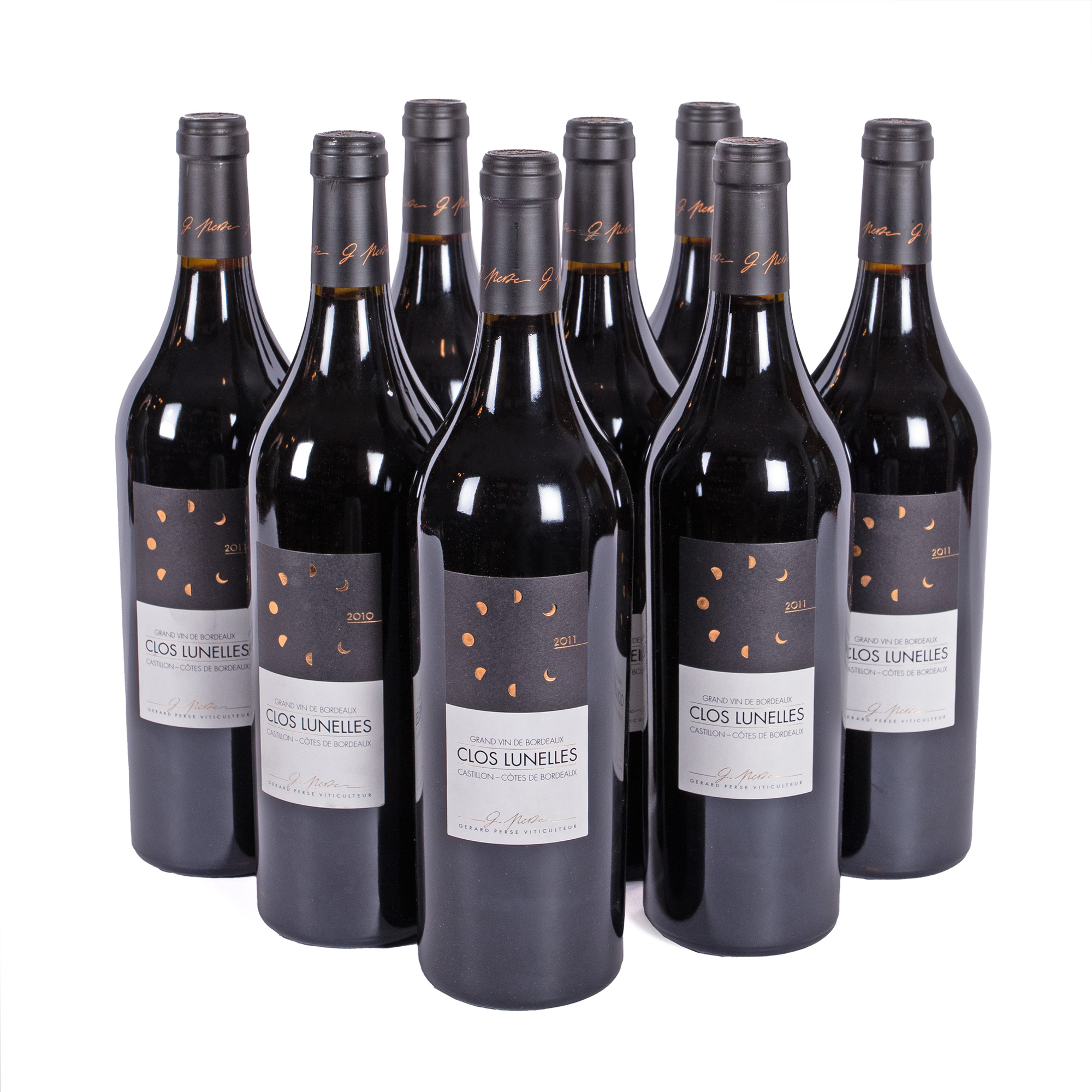 Clos Lunelles, Côtes de Bordeaux, 2010/2011, 8st x 0.75l