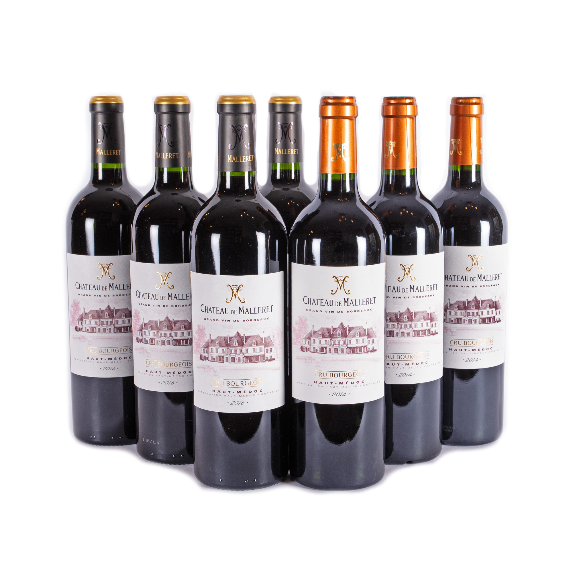 Château de Malleret, Haut-Médoc, 2014/2016, 7b x 0.75l