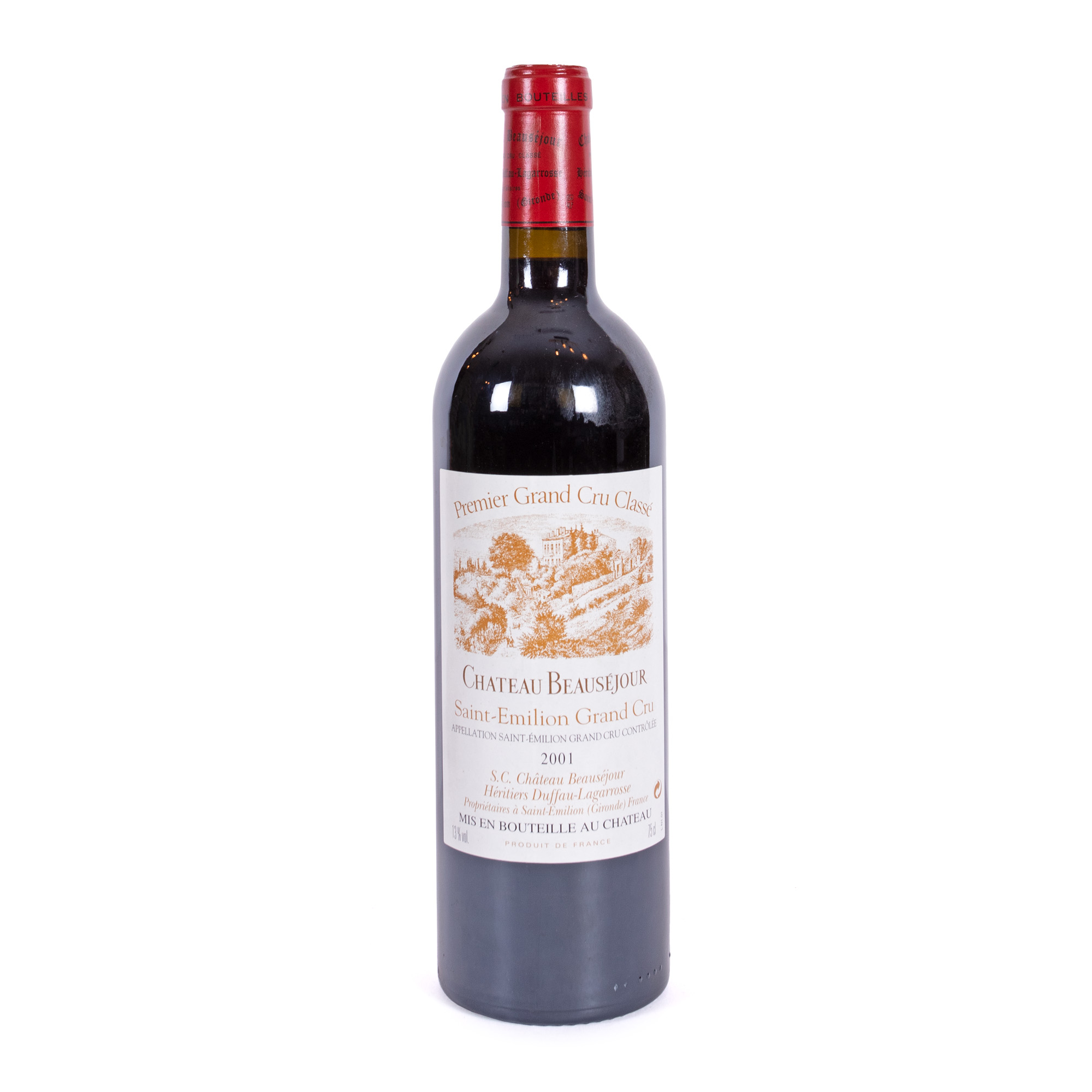 Château Beauséjour, Duffau-Lagarrosse, Saint-Émilion Grand Cru, 2001, 1st x 0.75l