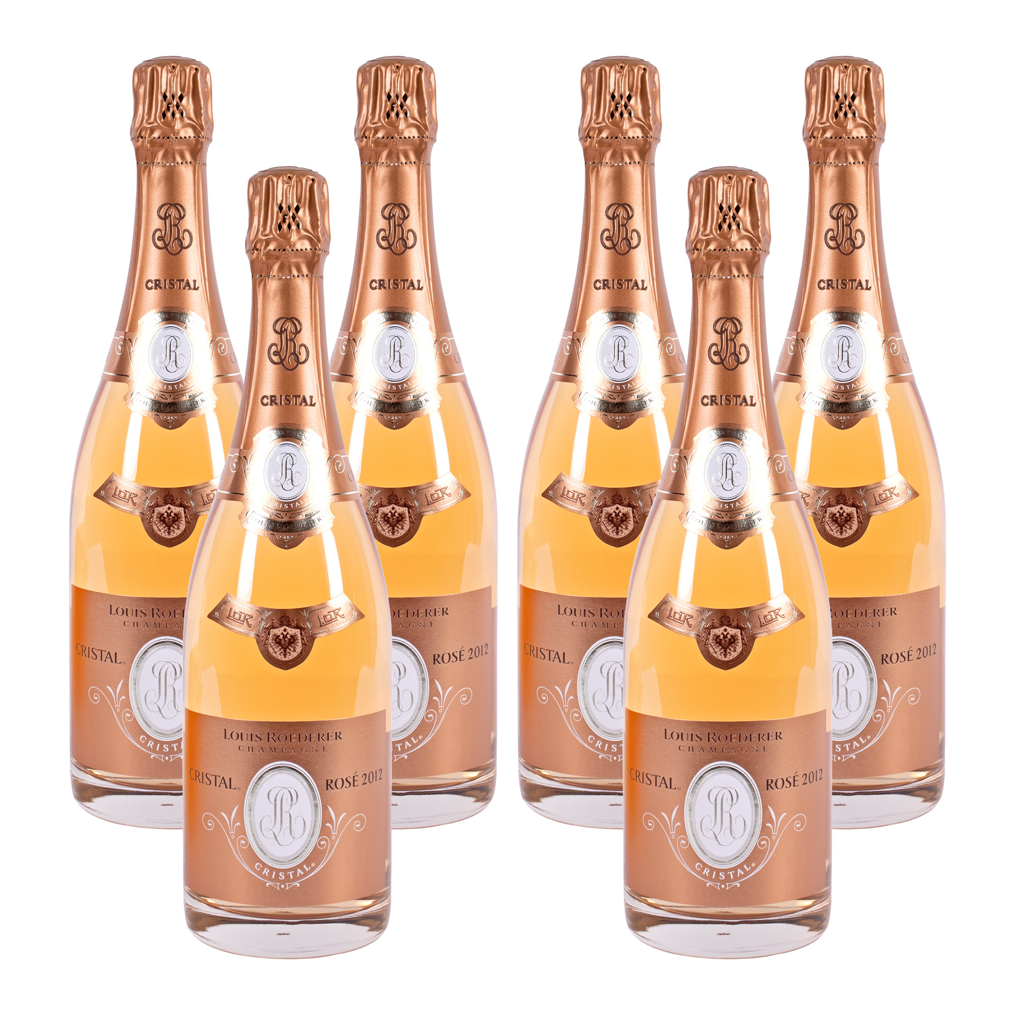 Champagne Louis Roederer, Cristal Rosé, 2012, 6st x 0.75l 