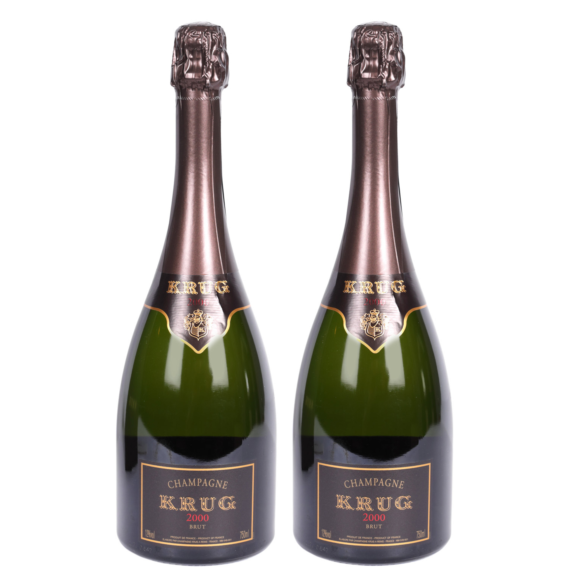 Champagne Krug, Vintage 2000, 2st x 0.75l
