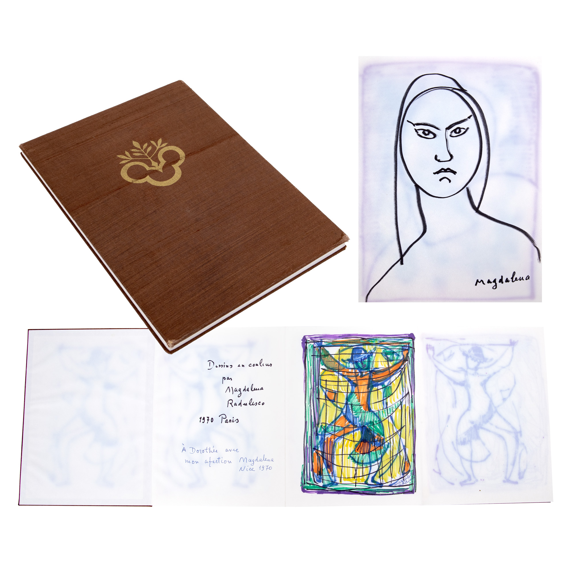 Notebook with 21 Drawings 