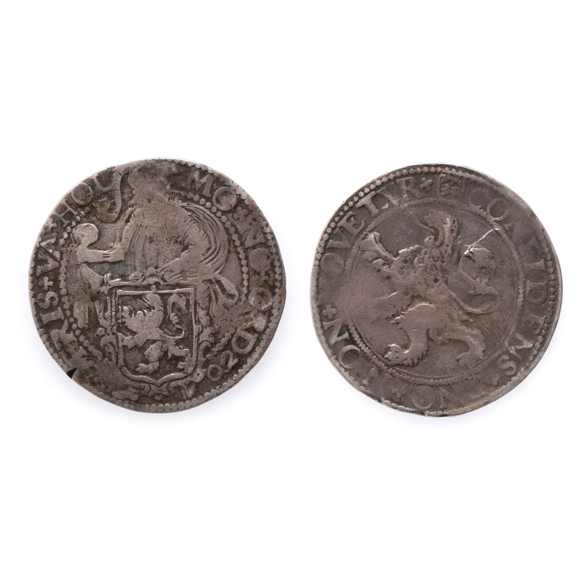 Leeuwendaalder coin (the ancestor of Leu), The Netherlands, 1602, silver