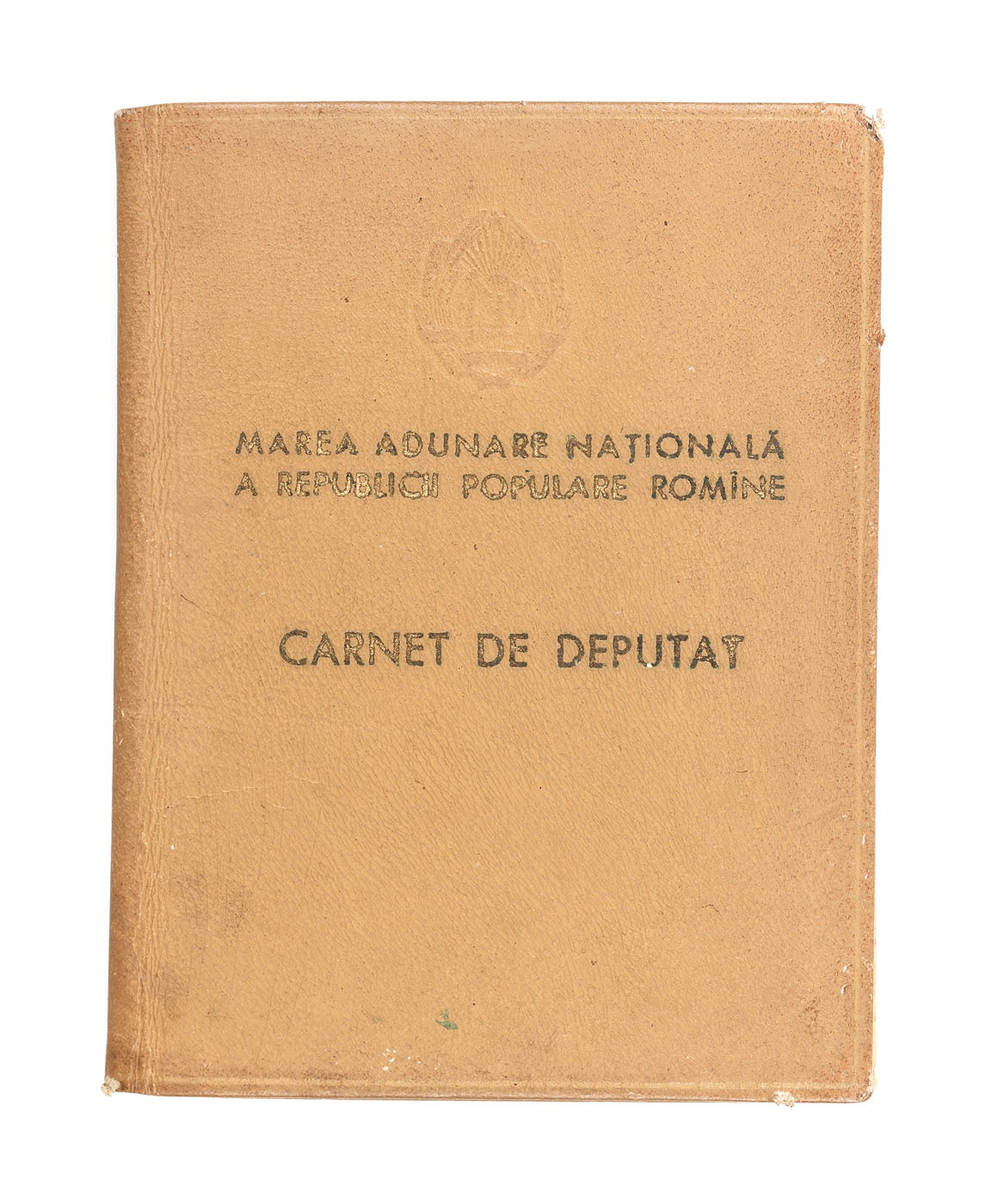 Cluj MP card, 1957-1961, belonging to Alexandru Pop, signed by Constantin Pîrvulescu, president of the Great National Assembly (one of the signatories of the Letter of the Six in March 1989)