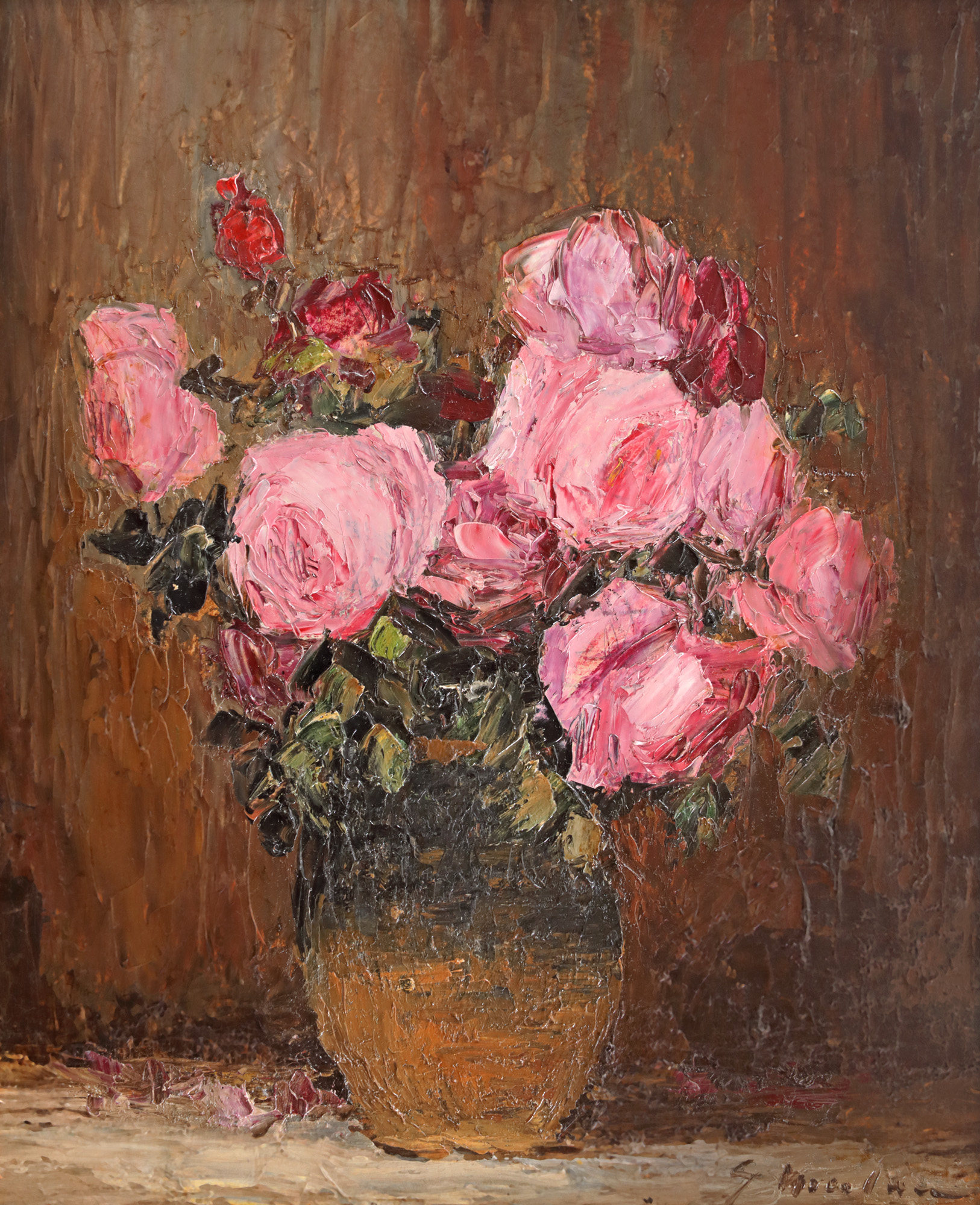Pitcher with Roses