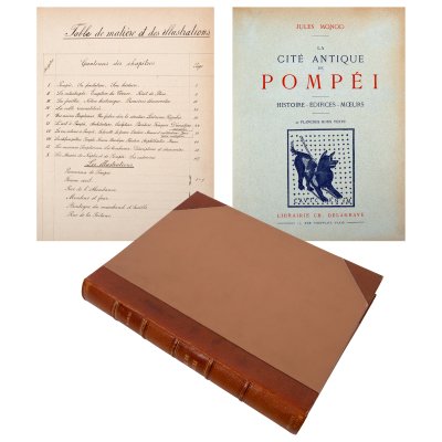 ‘The Antique City of Pompei’, by Jules Monod, Paris, from the historical collection Șerban Țuculescu-Maria Galaction