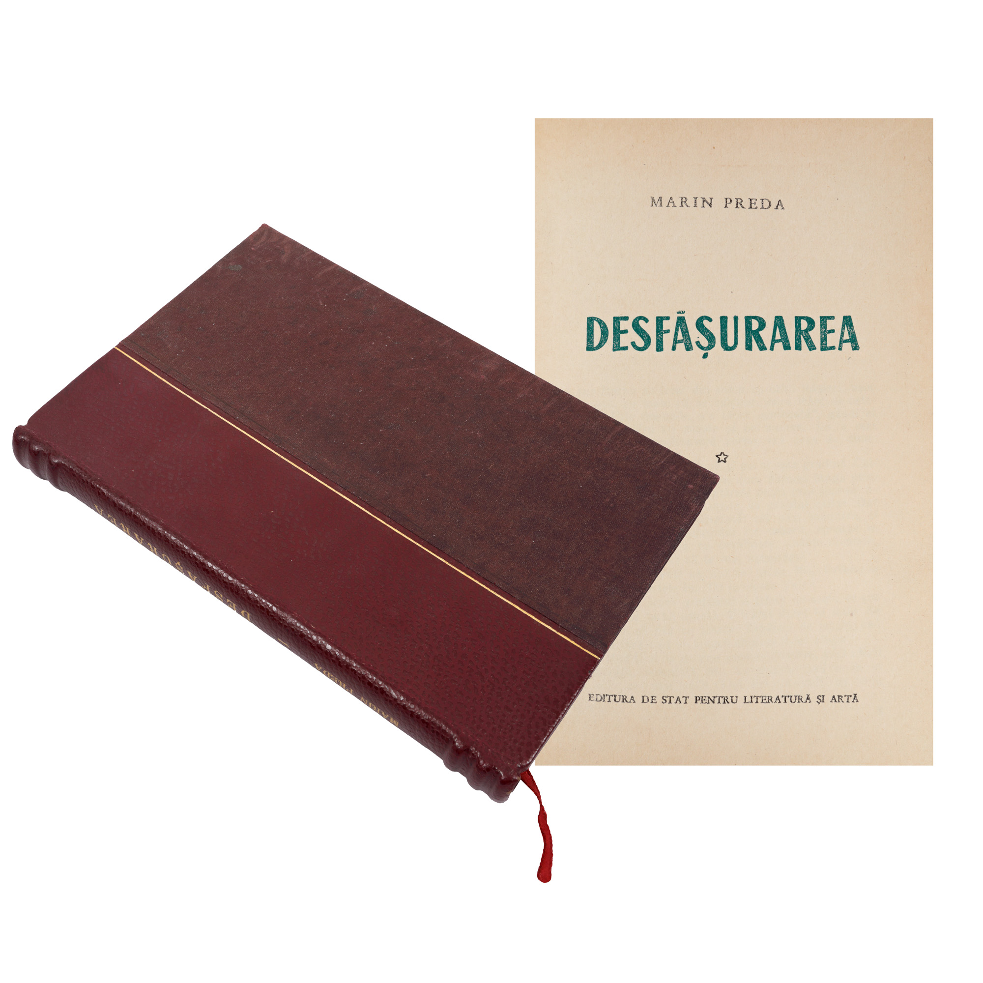 ‘Desfășurarea’ (Deployment), by Marin Preda, princeps edition, Bucharest, 1952