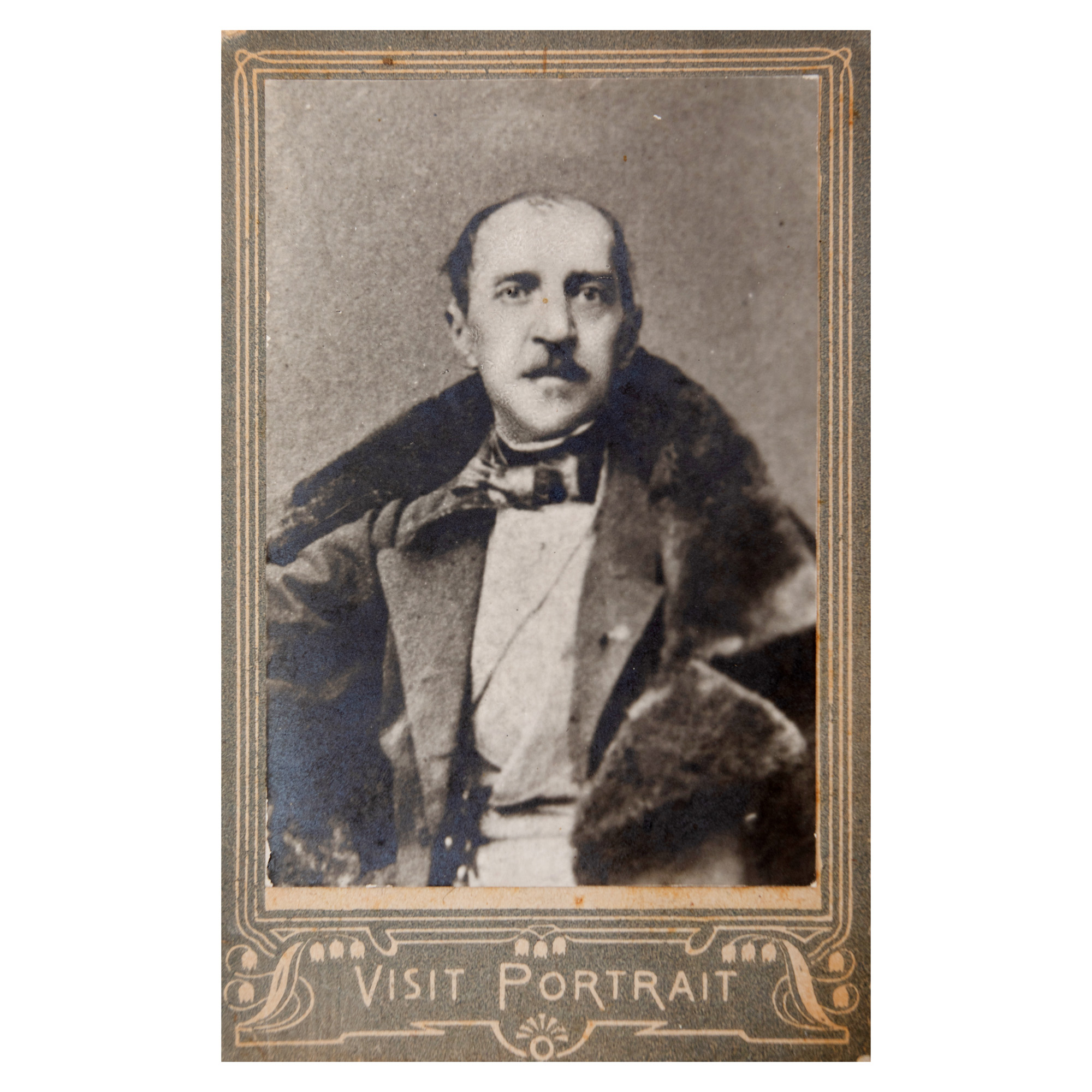 Fotografie ilustrându-l pe Costache Negruzzi, cca. 1900