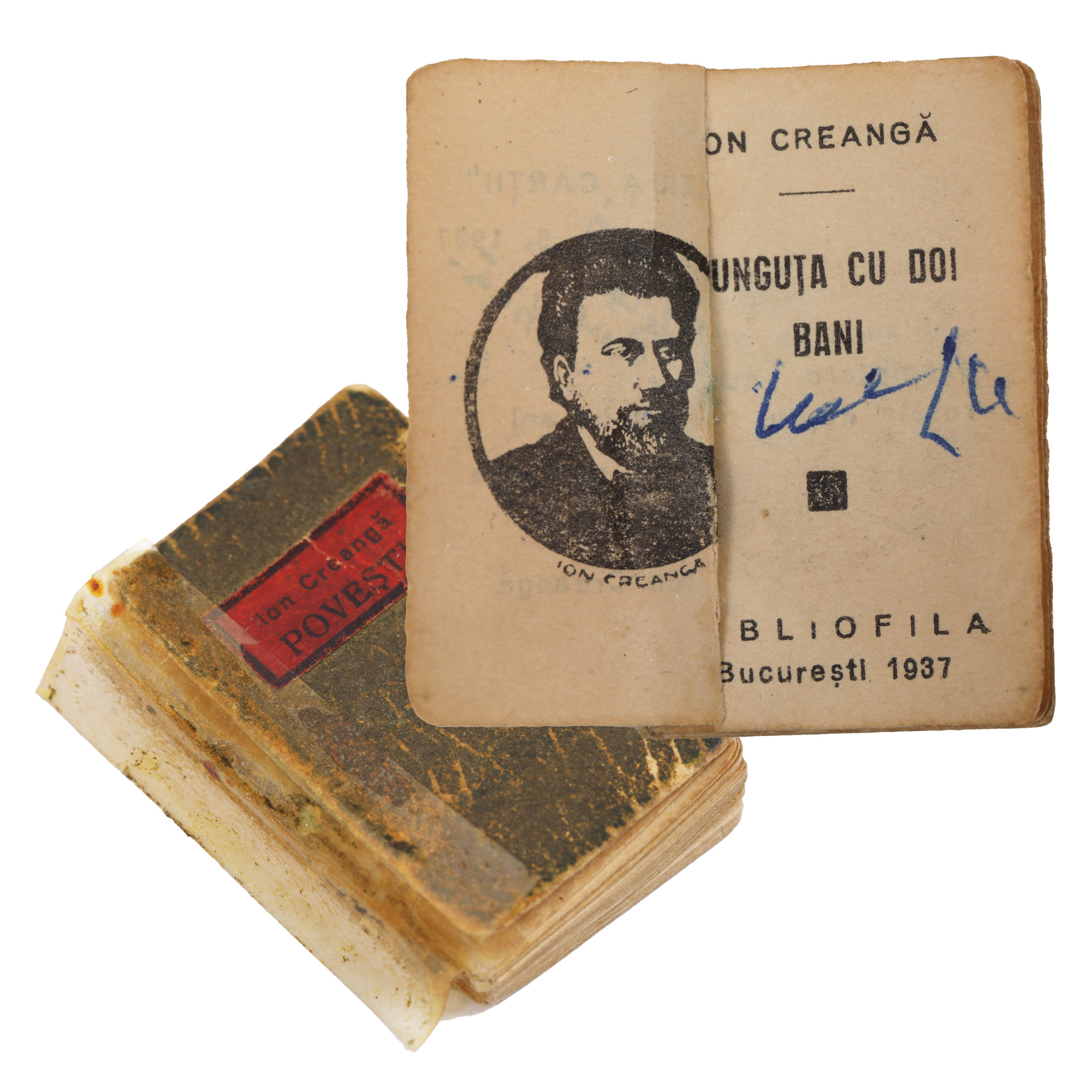 ”Punguța cu doi bani”, de Ion Creangă, ediție liliput, București, 1937