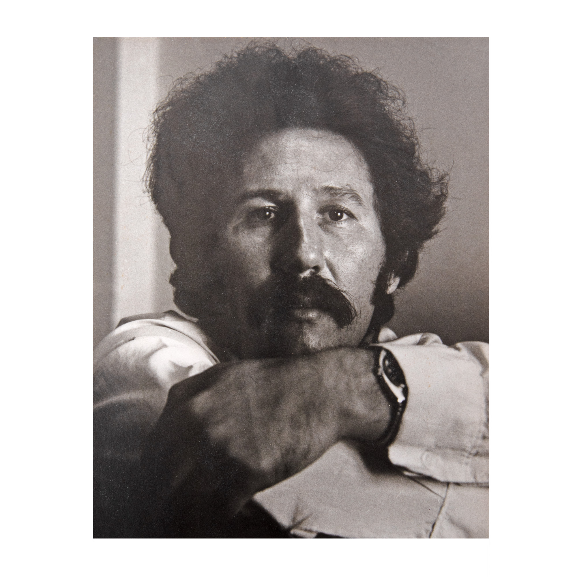Marin Sorescu photograph, 1976, with handwritten dedication and signature of the writer