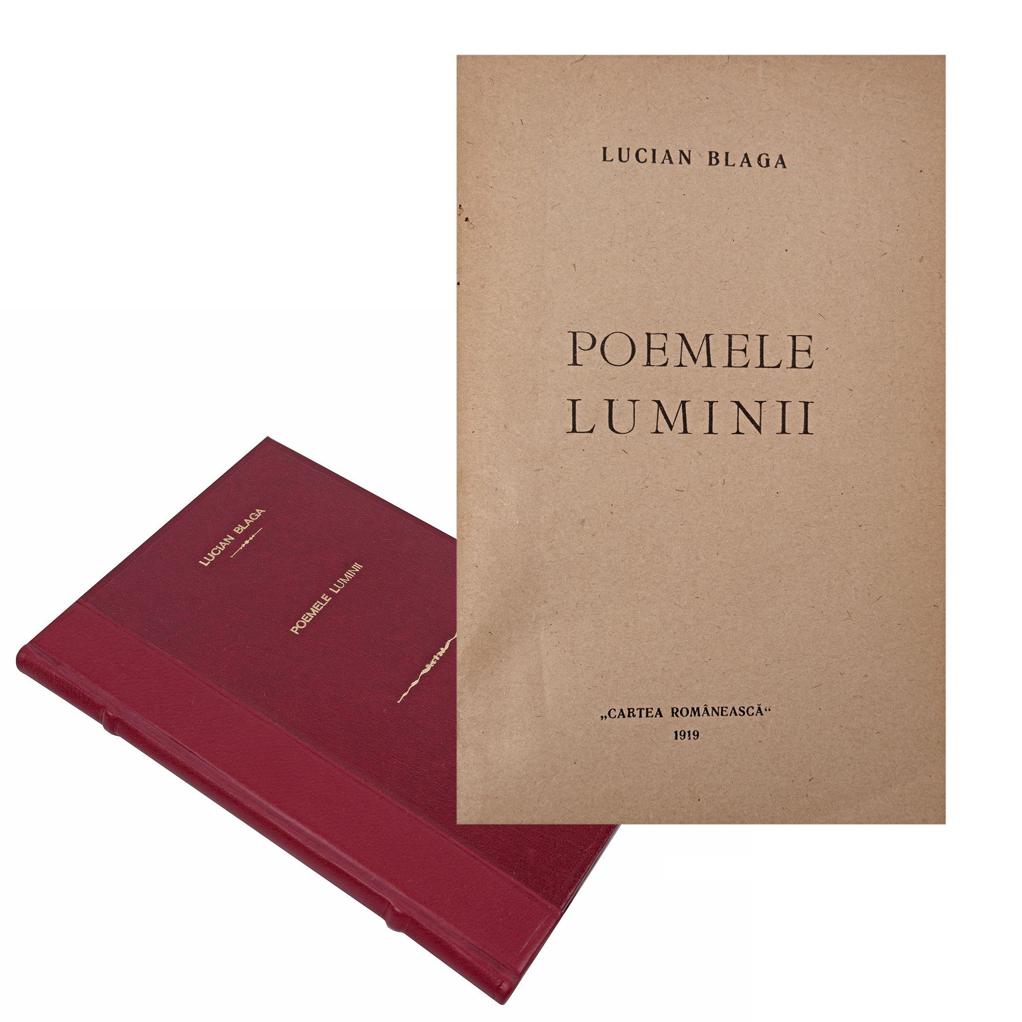 ‘Poemele luminii’ (Poems of Light), by Lucian Blaga, debut volume, Bucharest, 1919
