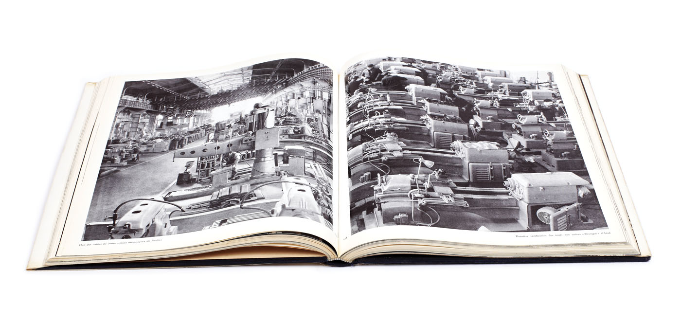 Album "România în comerţul mondial 1944-1964", publicat în franceză de Camera de Comerţ a Republicii Populare Române, pentru uz de propagandă în străinătate