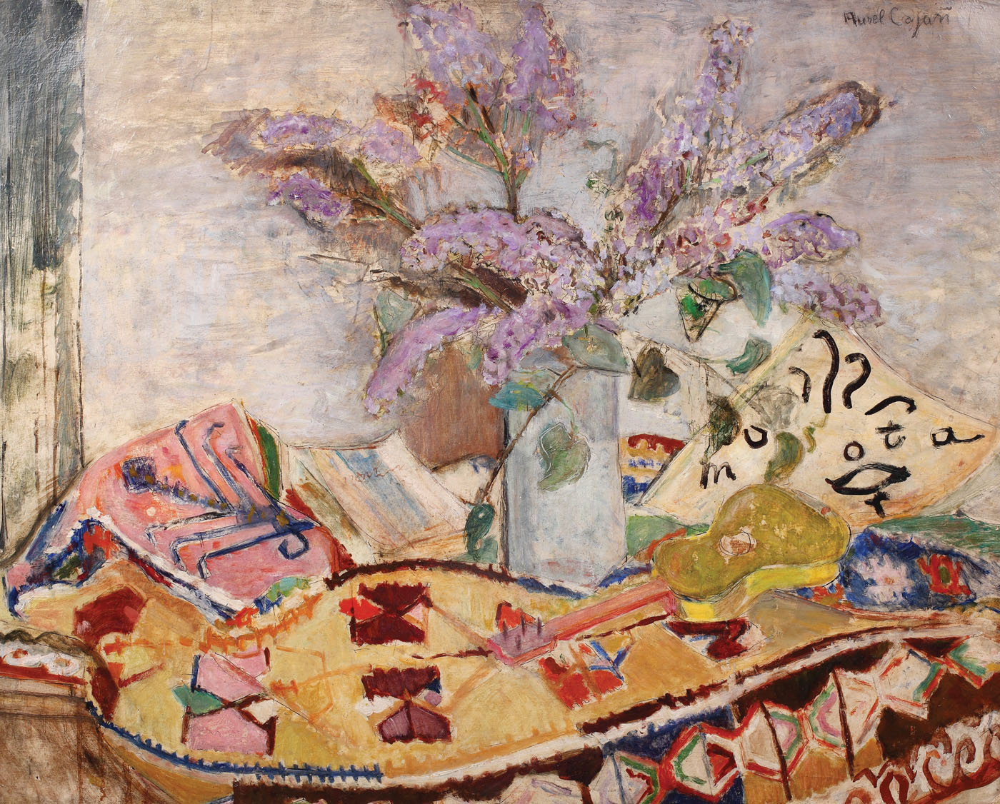 Still Life with Lilac and Violin