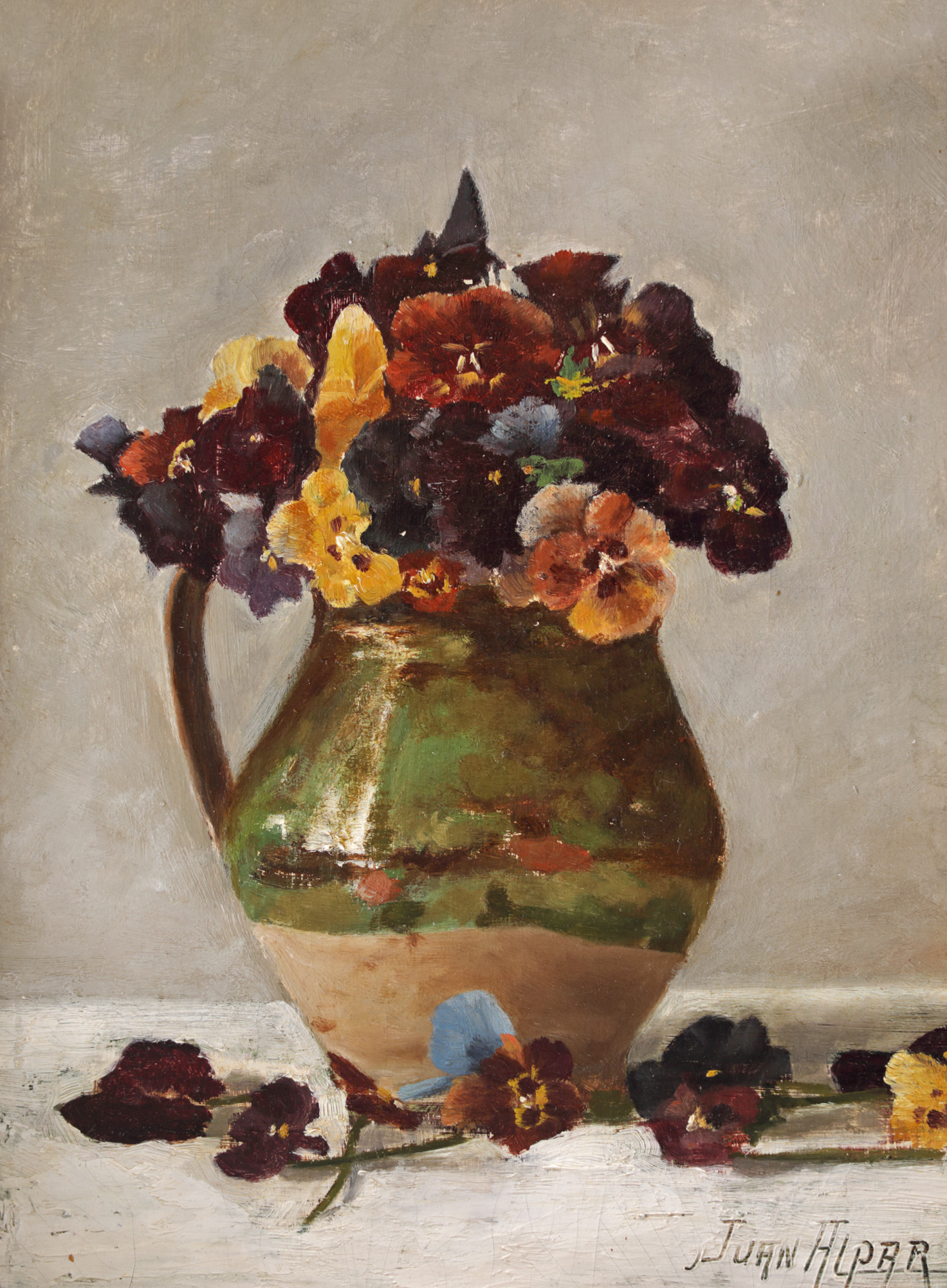 Jug with Pansies