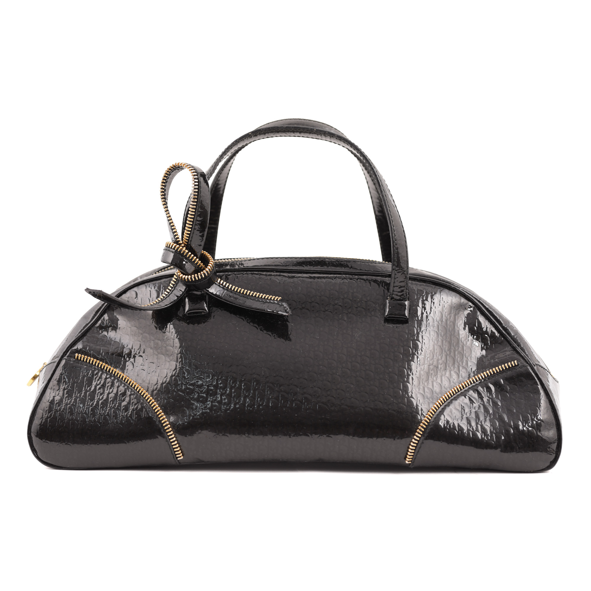Geantă Christian Dior din piele lăcuită