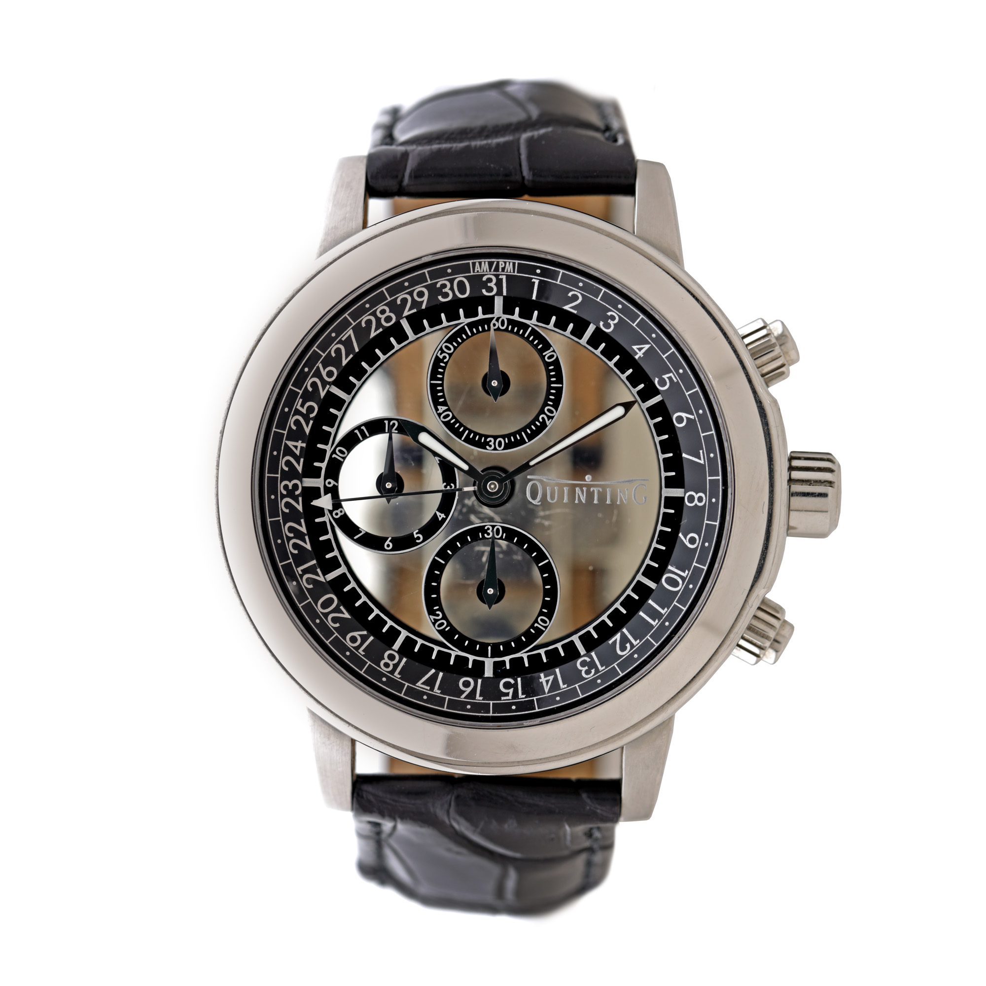 Ceas Quinting Mysterious Chronograph, de mână, bărbătesc