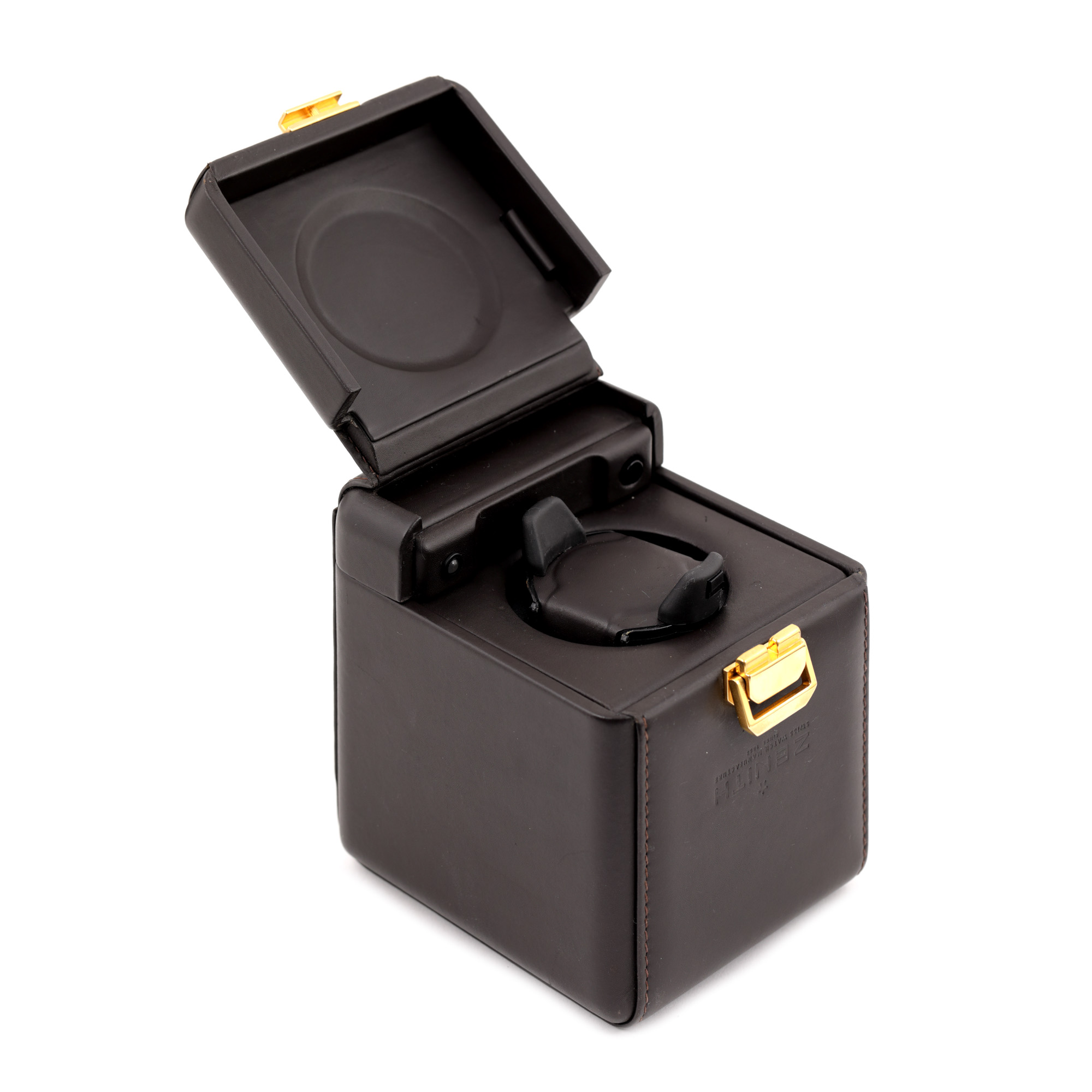 Dispozitiv electric Zenith pentru întors ceasuri automatice, însoțit de cutia originală