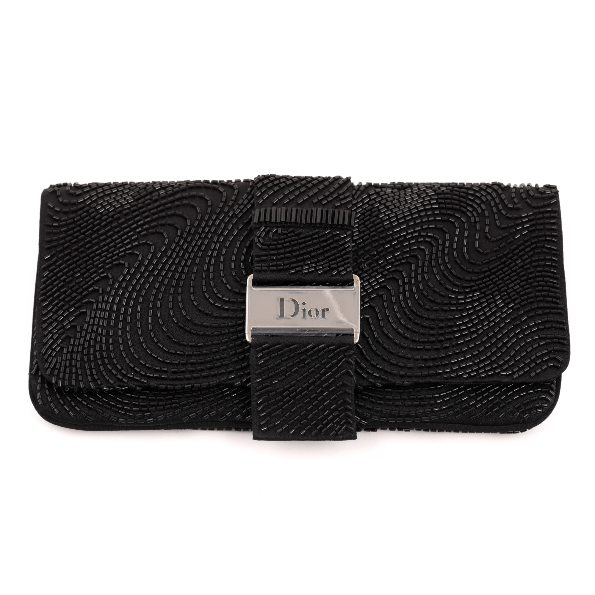 Dior clutch, decorated with beads, certificate of authenticity