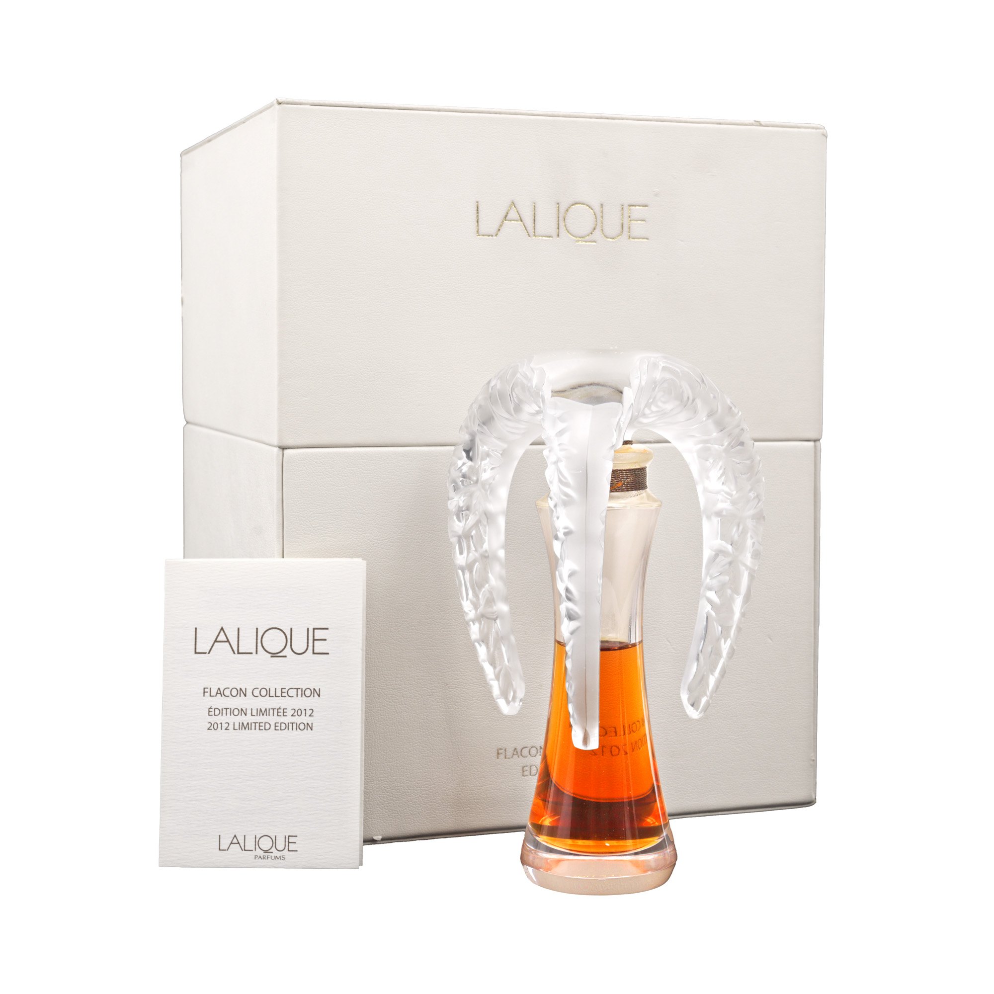 Flacon de parfum Lalique, Sillage, ediție aniversară de 20 de ani, 2012, în cutia originală, însoțit de certificat