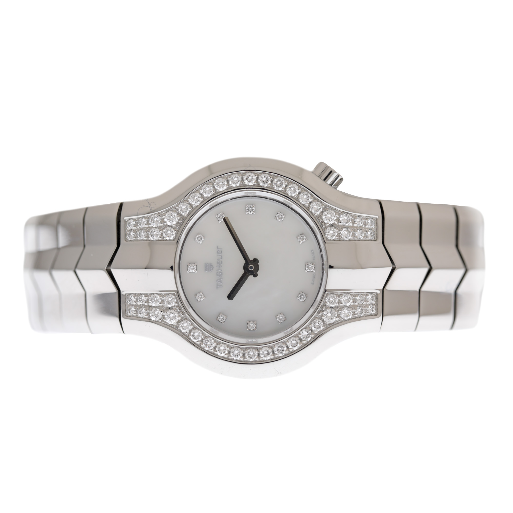 Ceas Tag Heuer Alter Ego, cu diamante, de mână, de damă