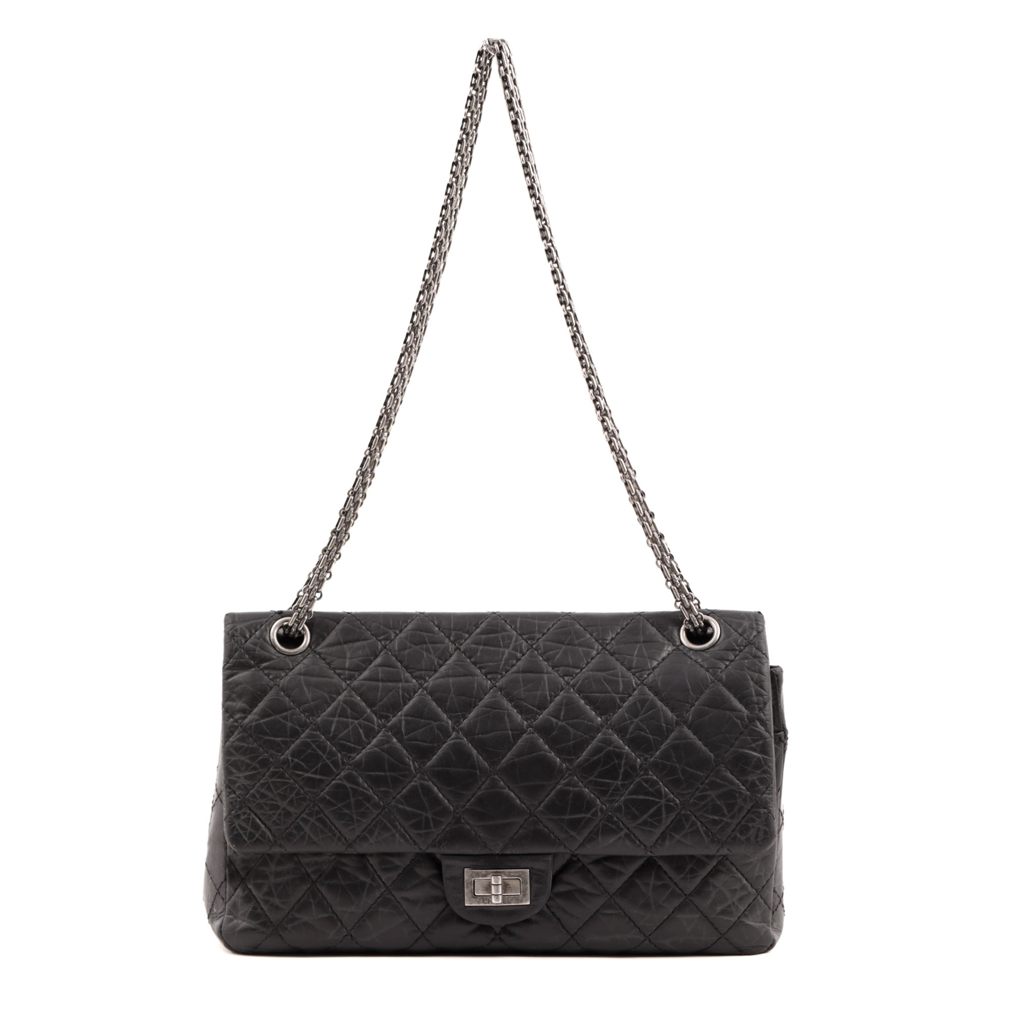 Geantă Chanel, model 2.55 large, 2016, însoțită de cutia originală