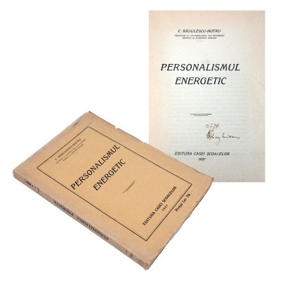 "Energetic Personalism", by Constantin Rădulescu-Motru, 1927, from the collection of the writer Vania Gherghinescu